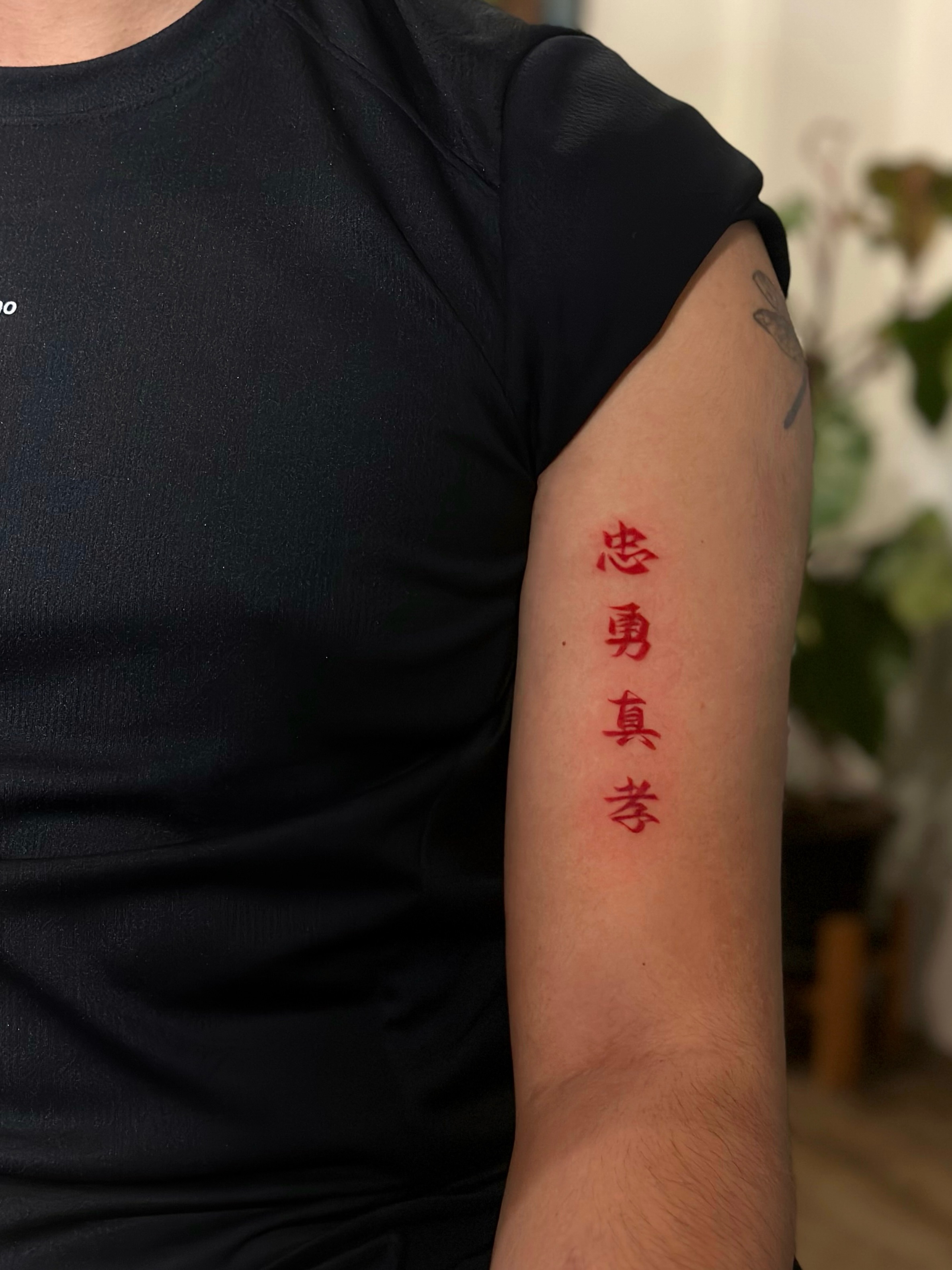 Tattoo by @noir_ink.tattookorat — lettering_script