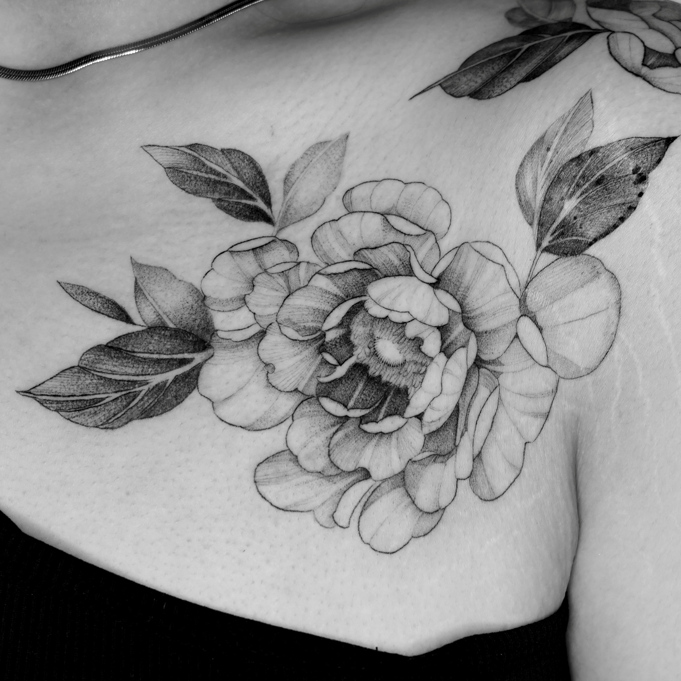 Tattoo by @h_proletter_ttt — black_and_grey