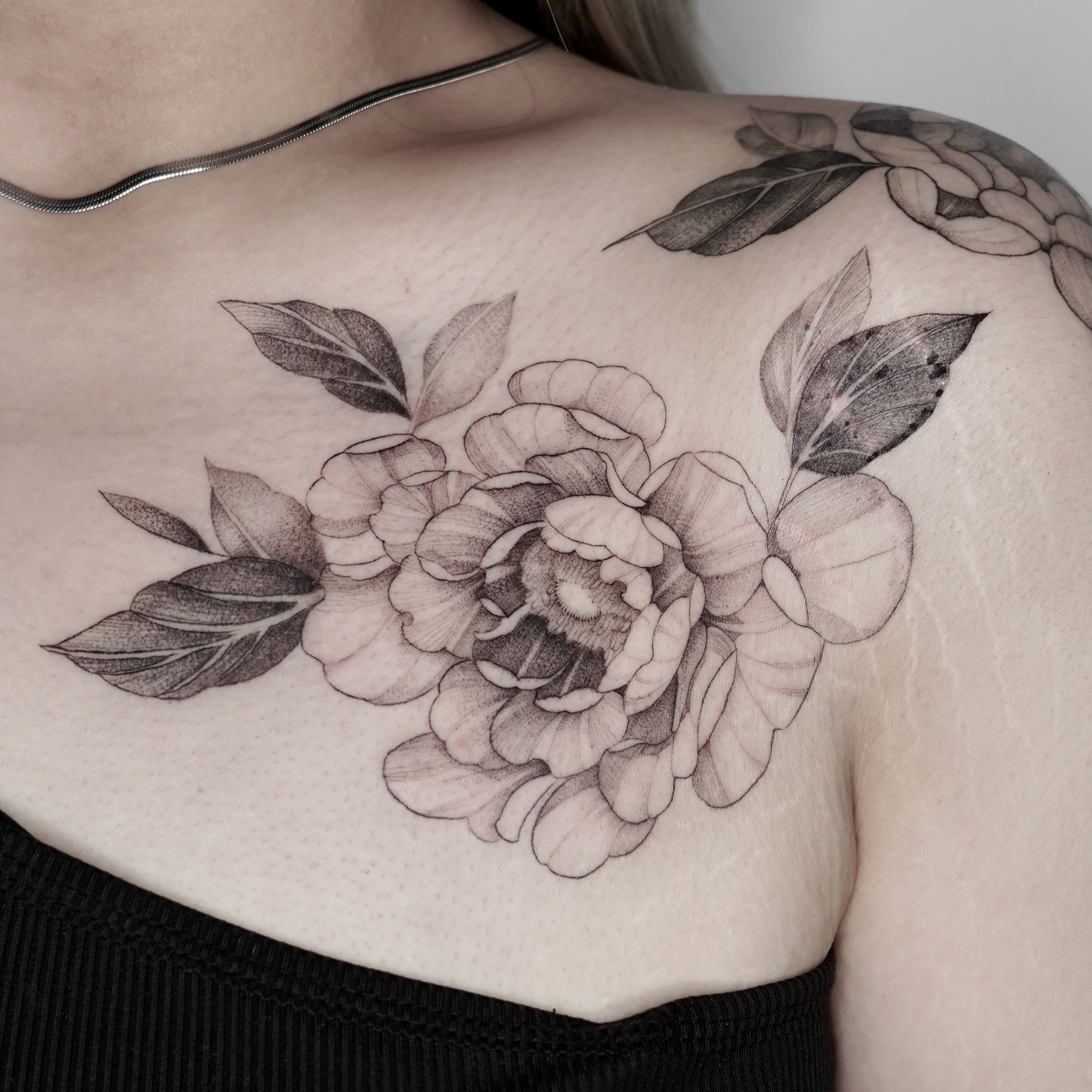 Tattoo by @h_proletter_ttt — dotwork