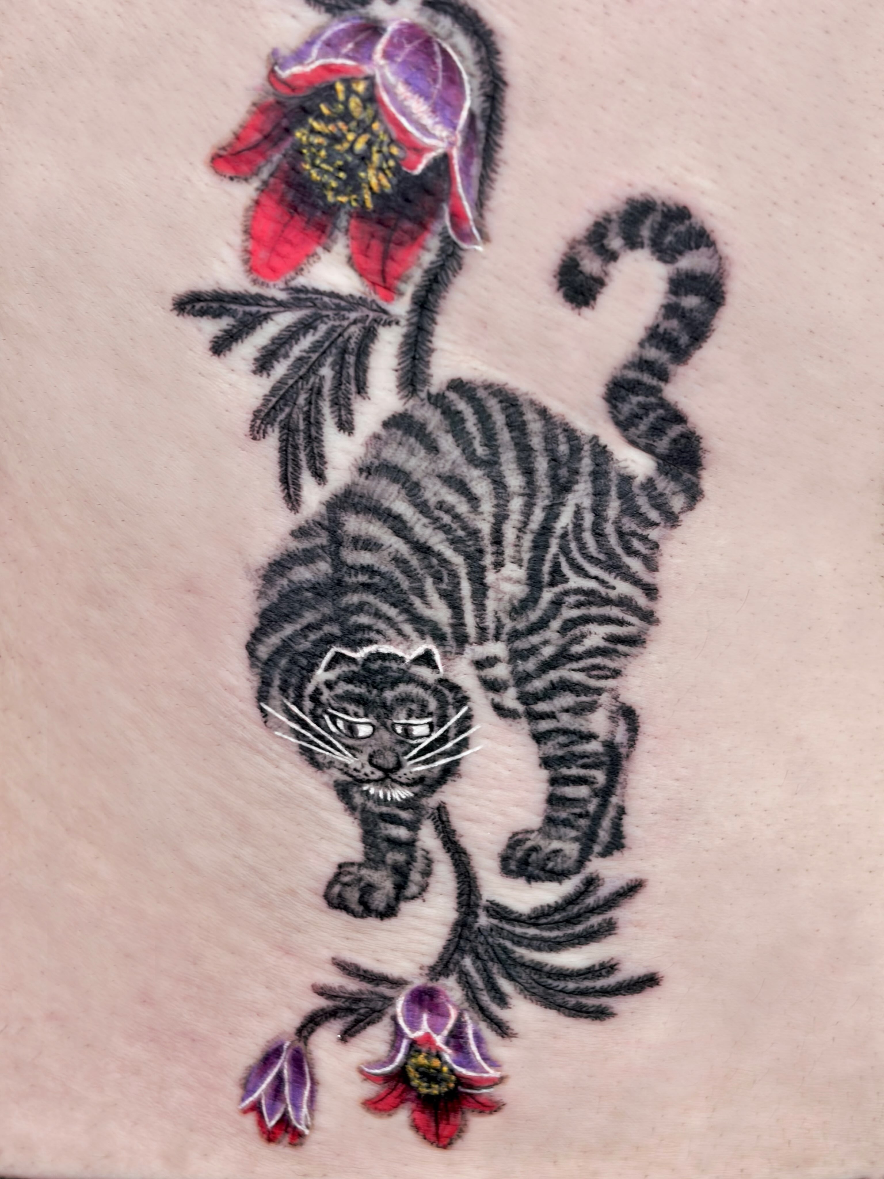 Tattoo by @heuk.me_tattoo — black_and_grey