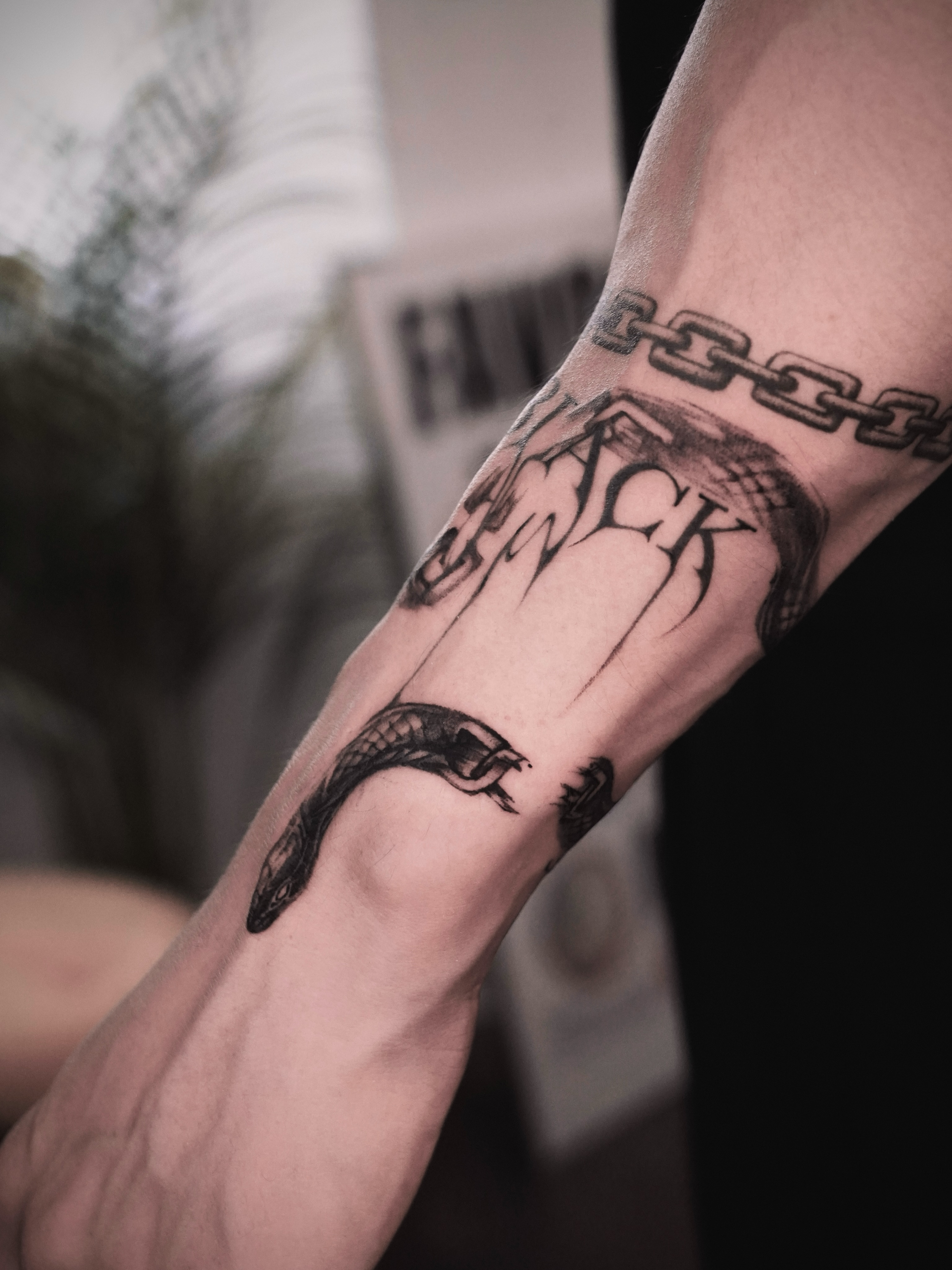 Tattoo by @dowoo_tattoo — black_and_grey