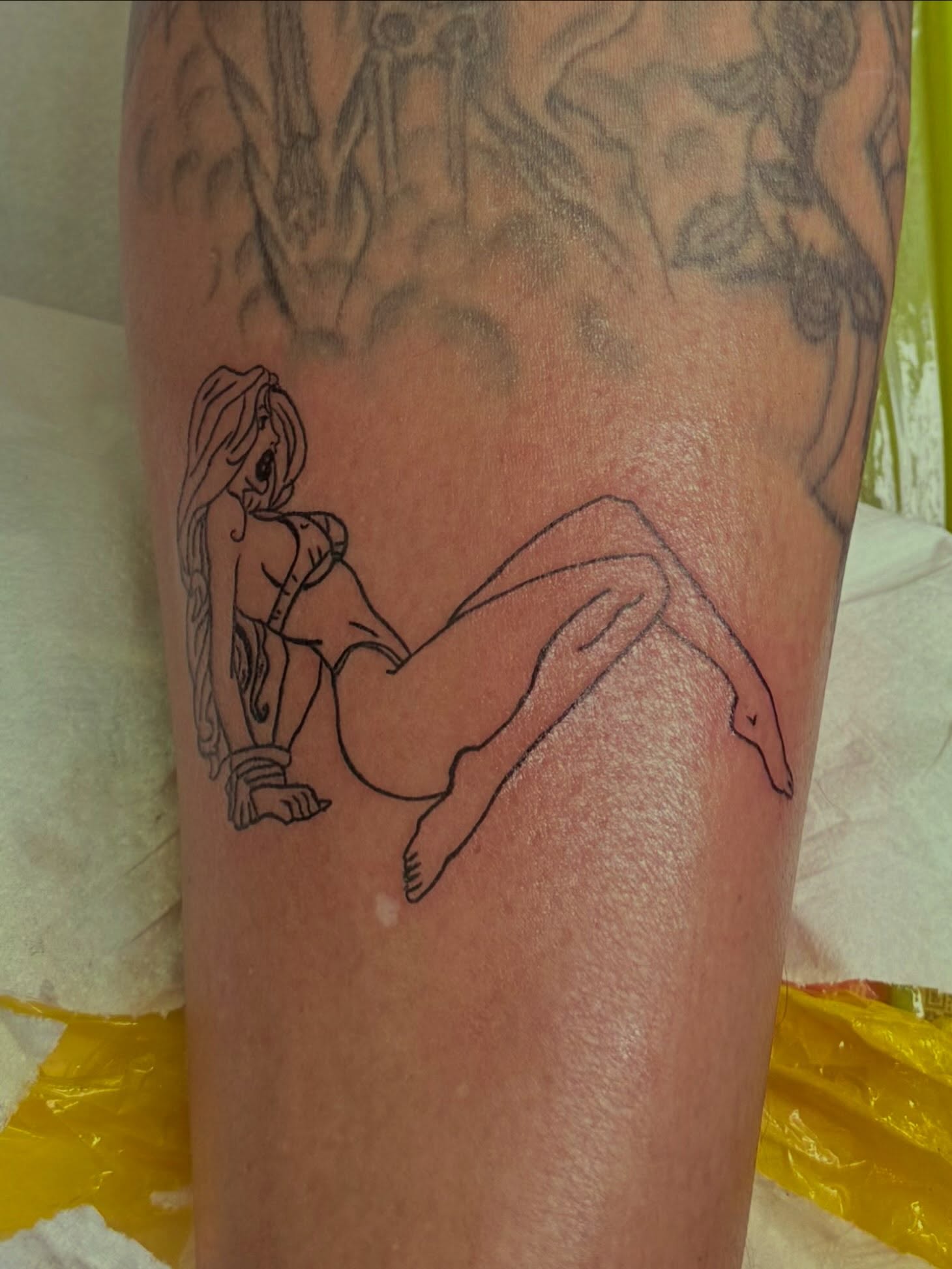 Tattoo by @fkry_tattoo — black_and_grey