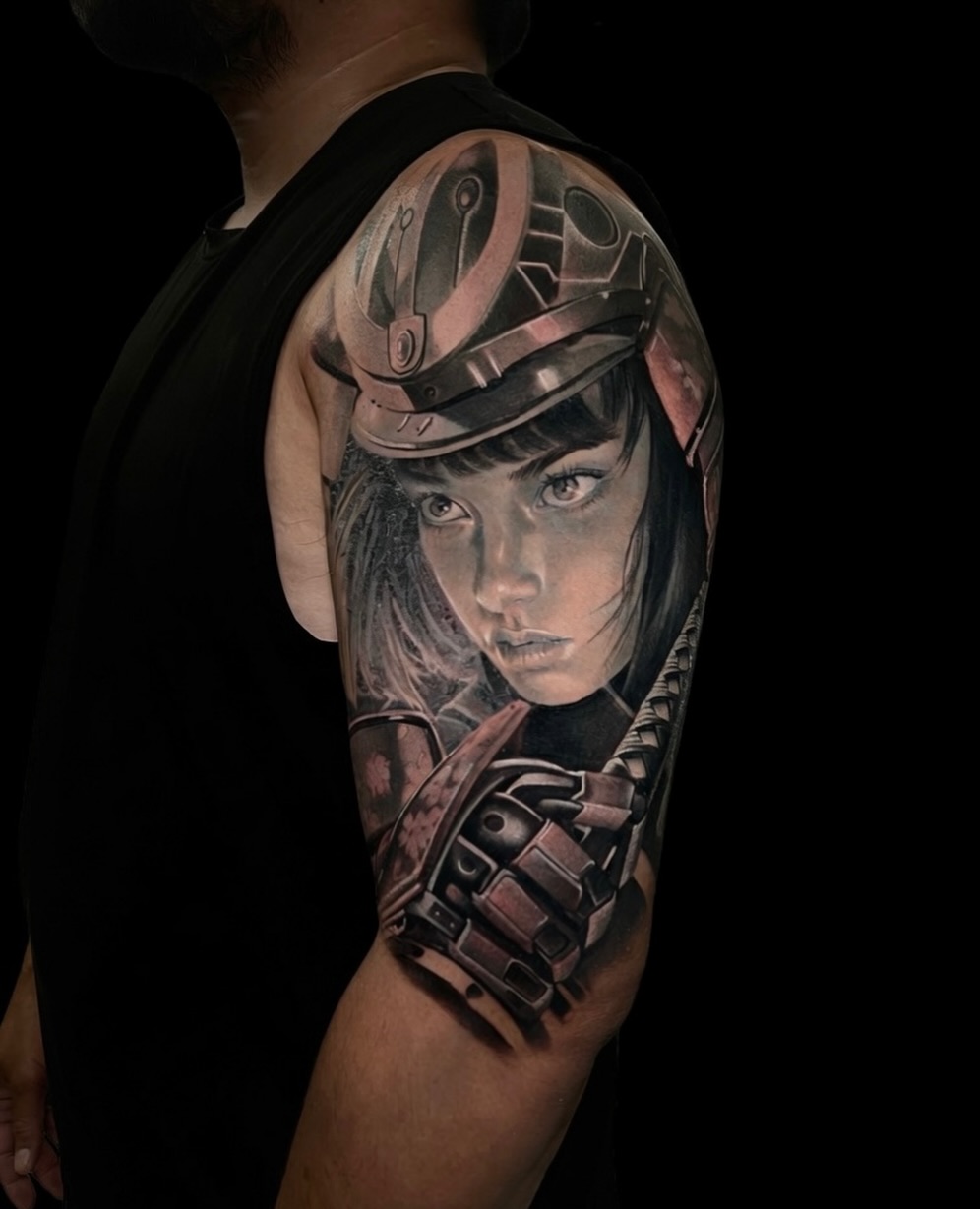 Tattoo work at Tatak International Tatu Expo 2026