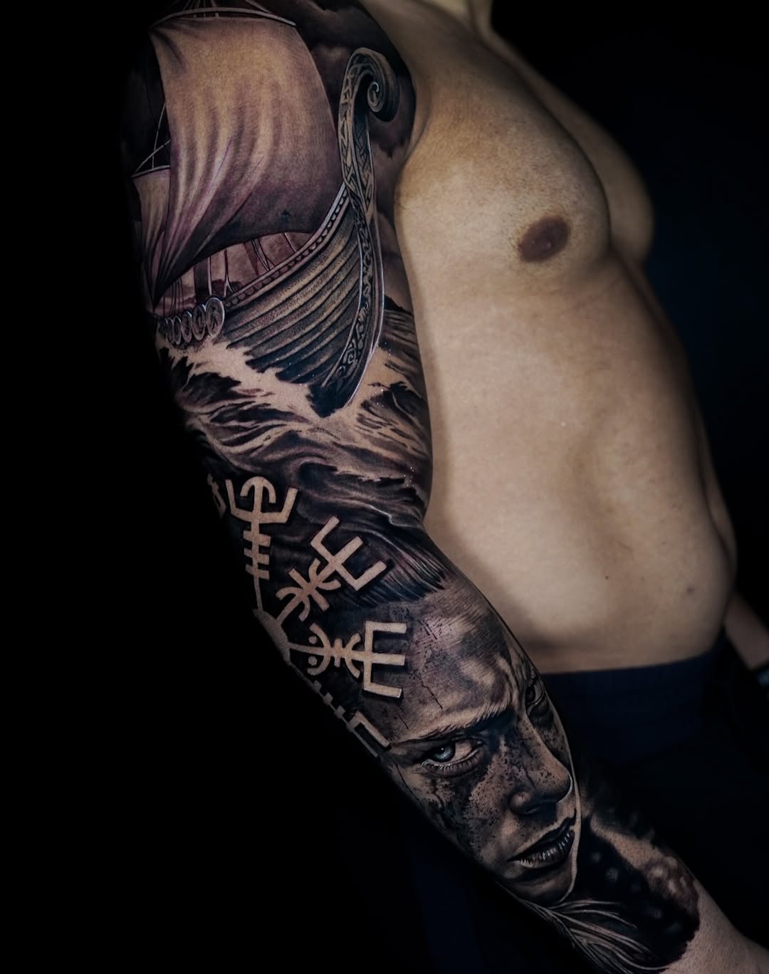 Tattoo by @italonanais — realism, black_and_grey