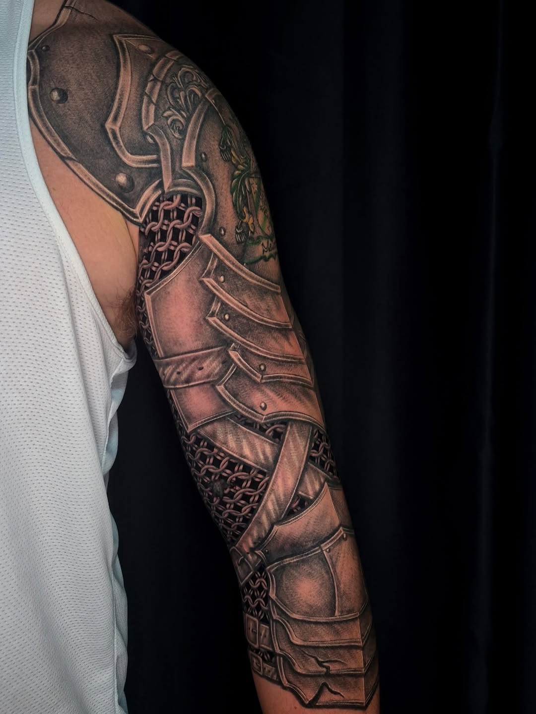 Tattoo by @jinx_ryder — realism, black_and_grey