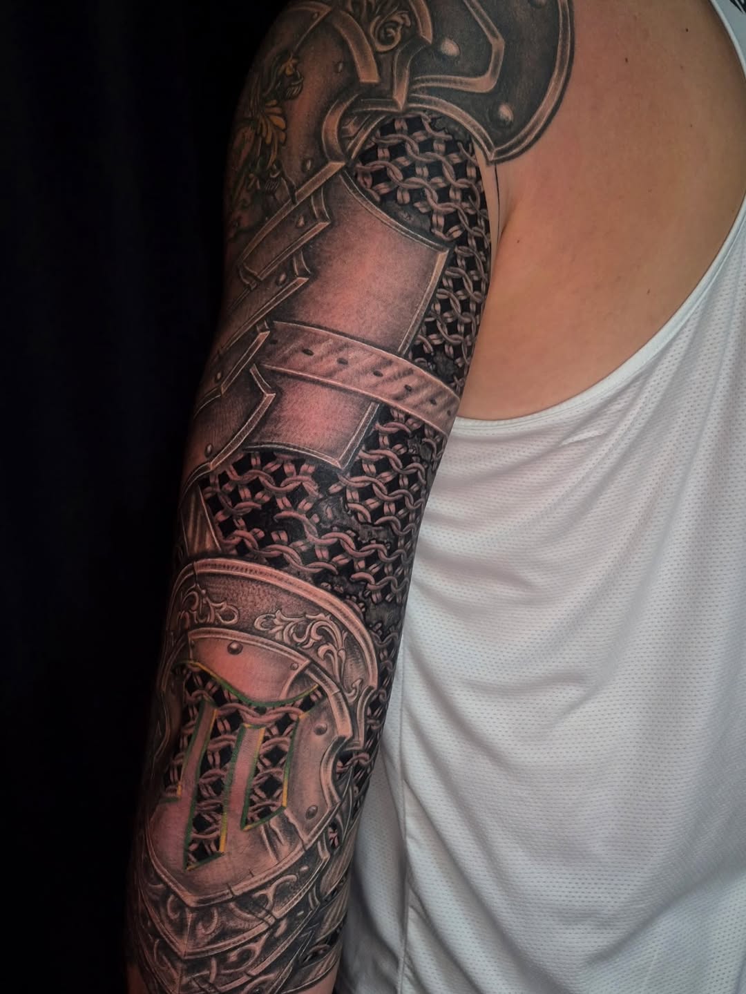 Tattoo by @jinx_ryder — realism, black_and_grey