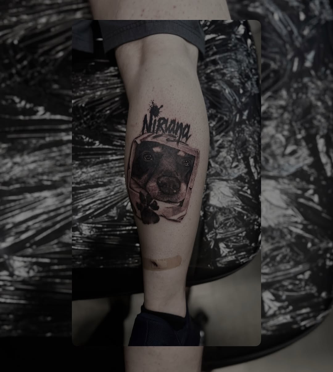 Tattoo by @vkilamb_studiotattoo — realism, lettering_script