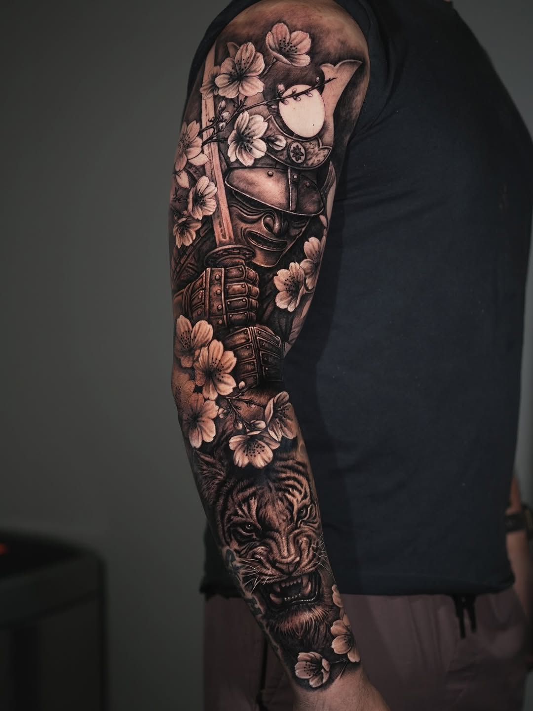 Tattoo by @jamesstrickland — realism, japanese_irezumi
