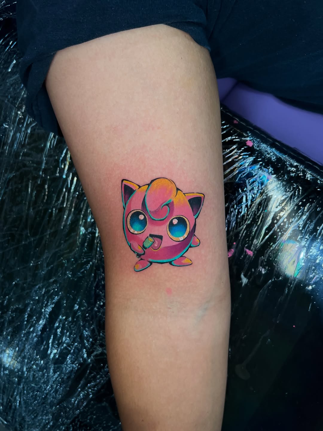 Tattoo by @gameboycolortattoos — new_school, anime
