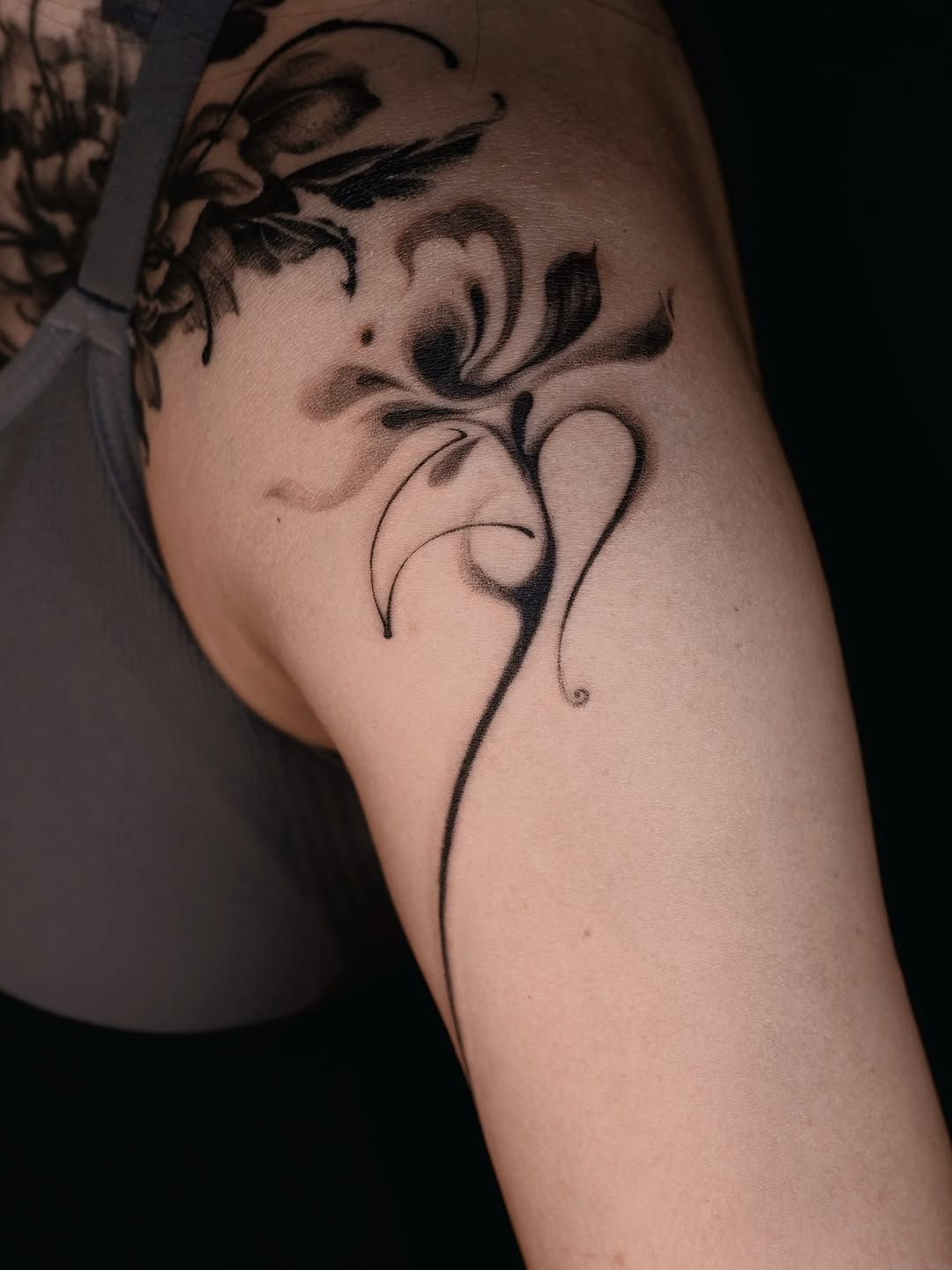 Tattoo by @maimaitatt — black_and_grey, ornamental