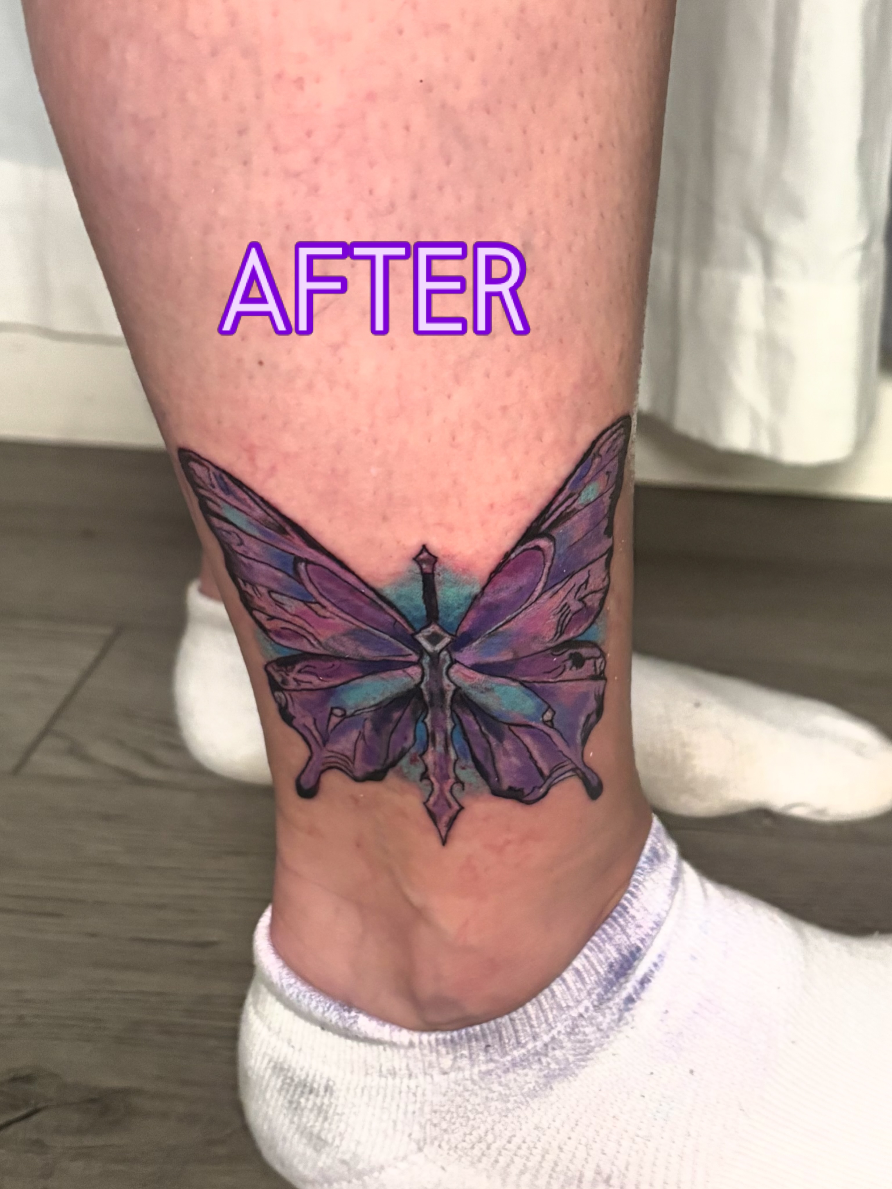 Tattoo by @jackie_tattoos — watercolor