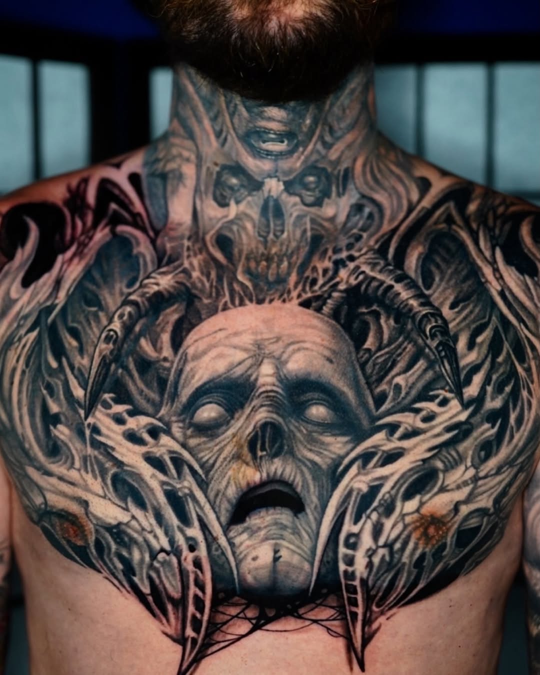 Tattoo by @inkcredible_tattoo_vb β dark_realism, black_and_grey
