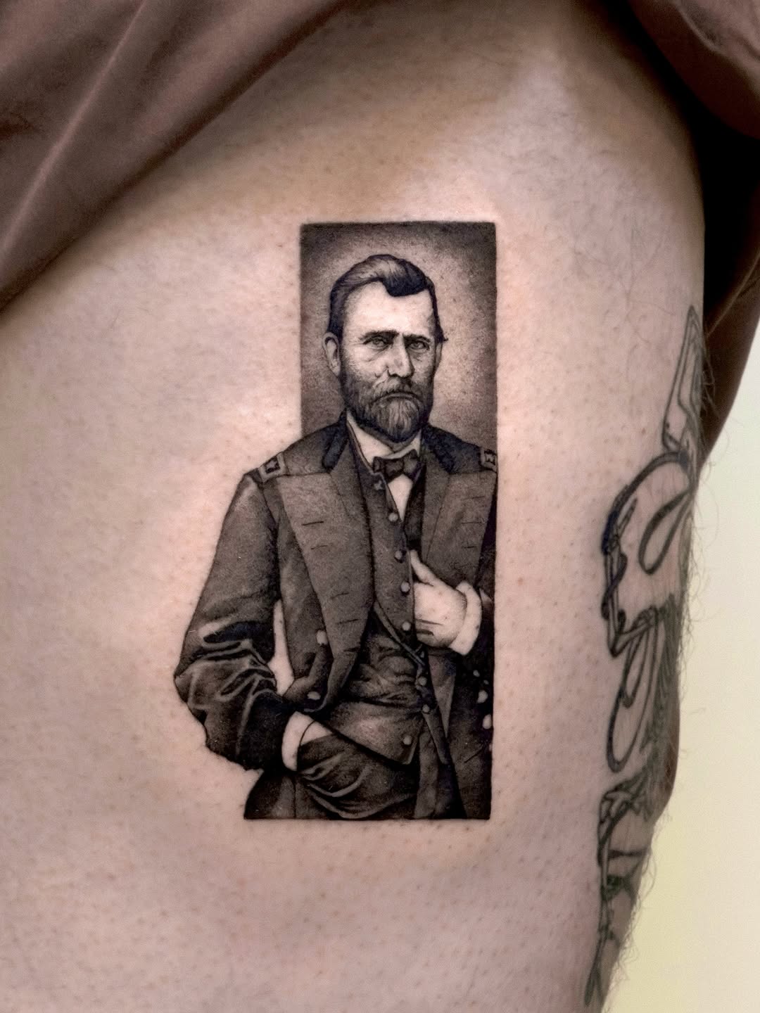Tattoo by @henkotattooart — realism, black_and_grey