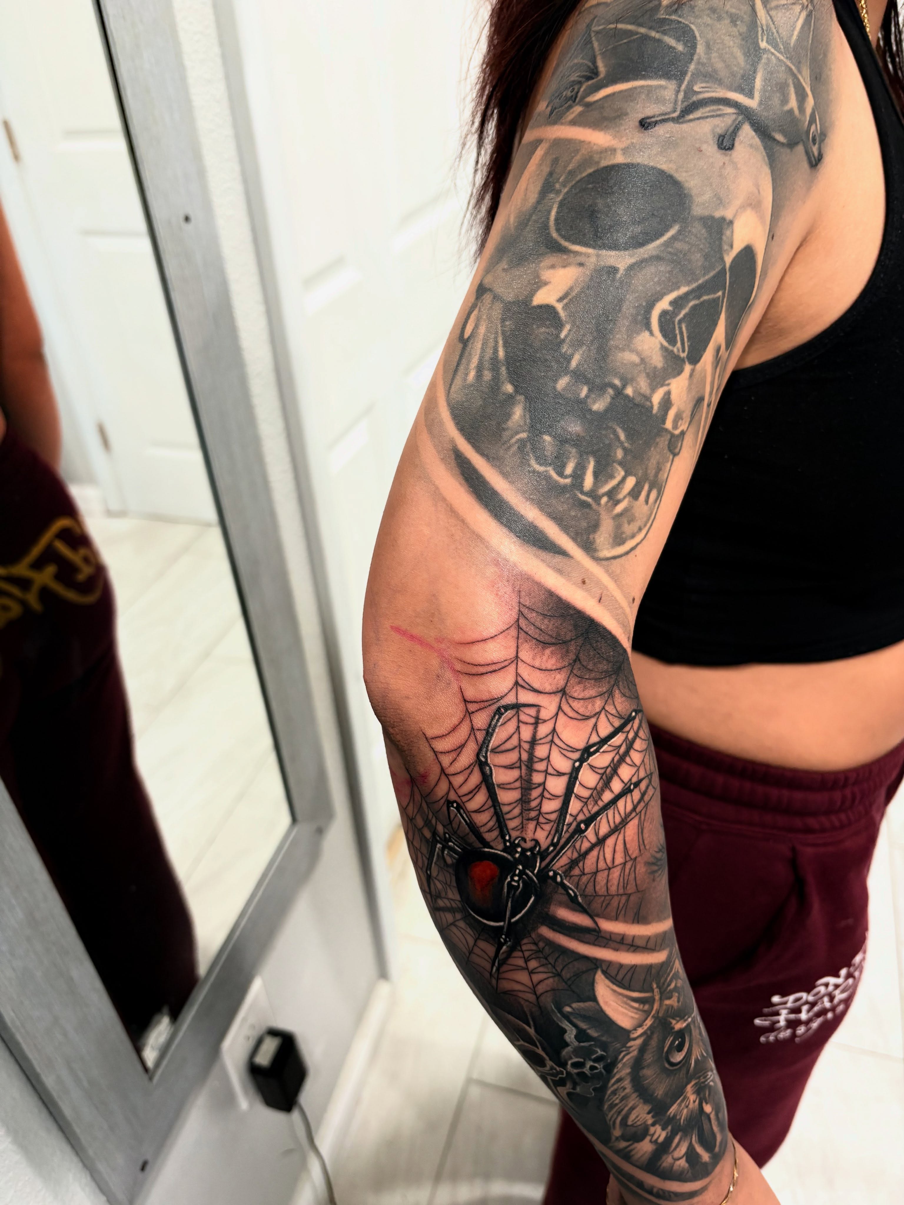Tattoo by @juanliratattoos — black_and_grey, realism