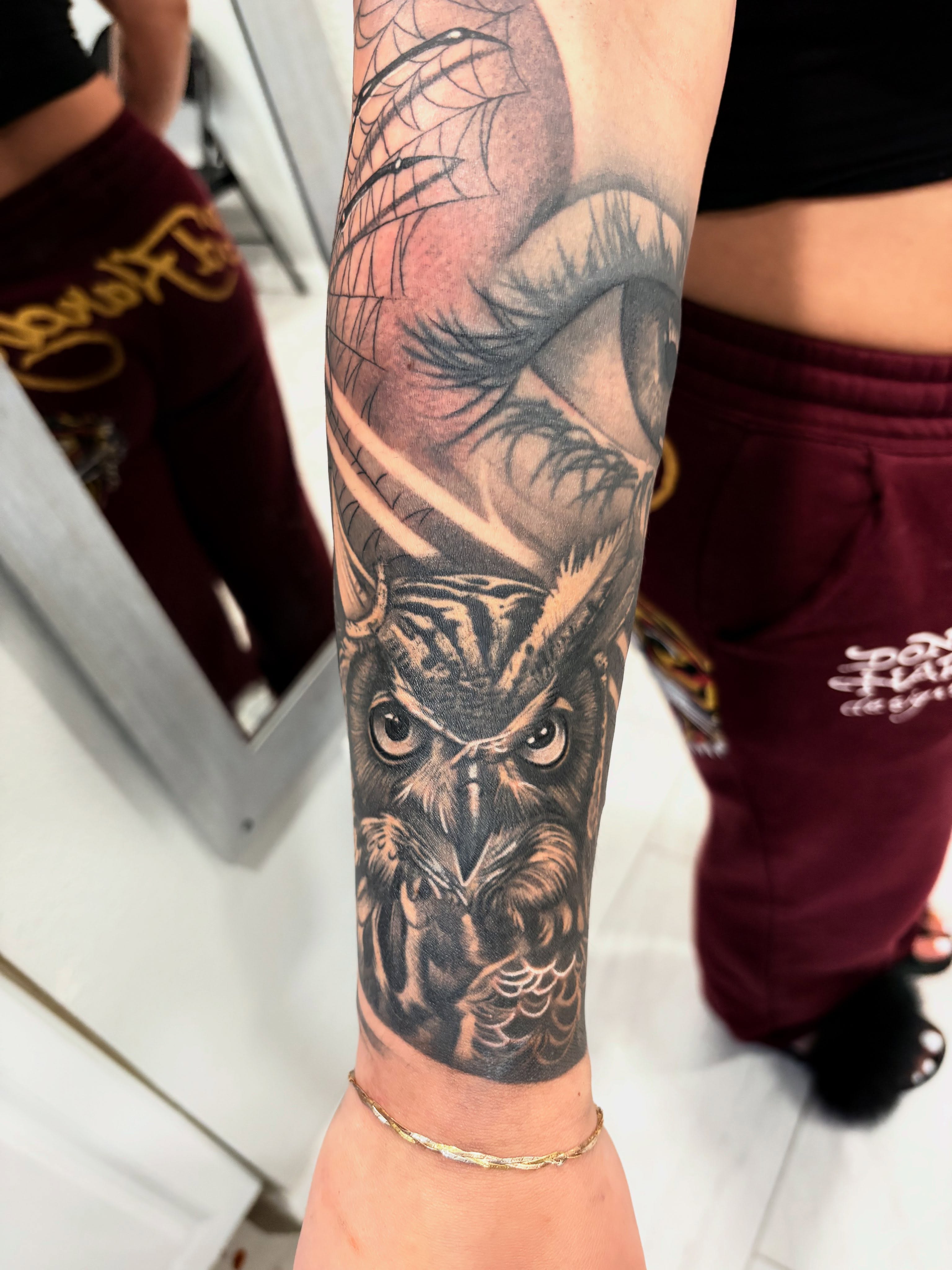 Tattoo by @juanliratattoos — realism, black_and_grey