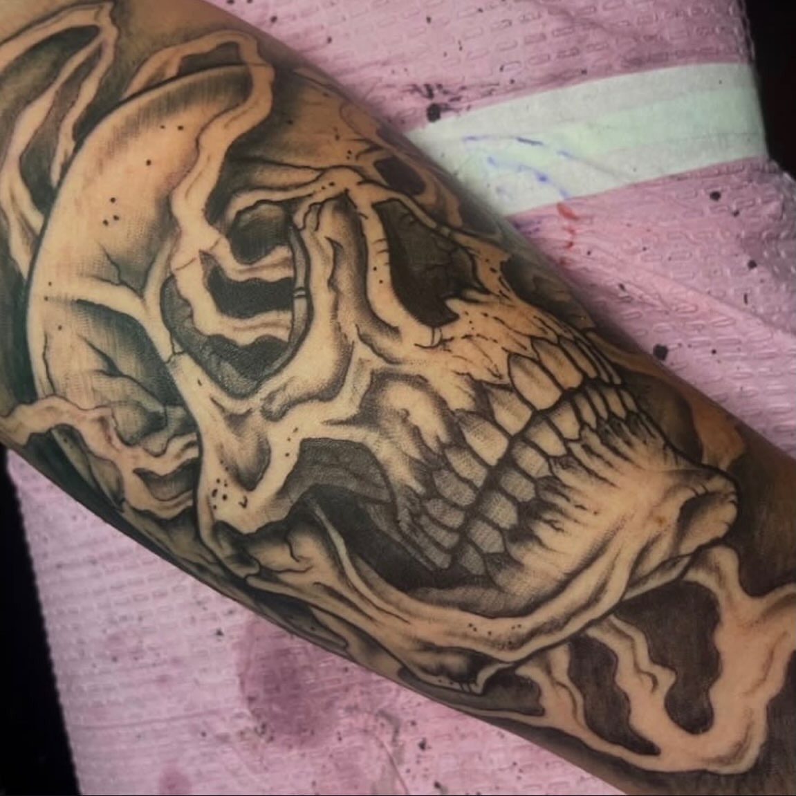 Tattoo by @fktattoos — realism, dark_realism