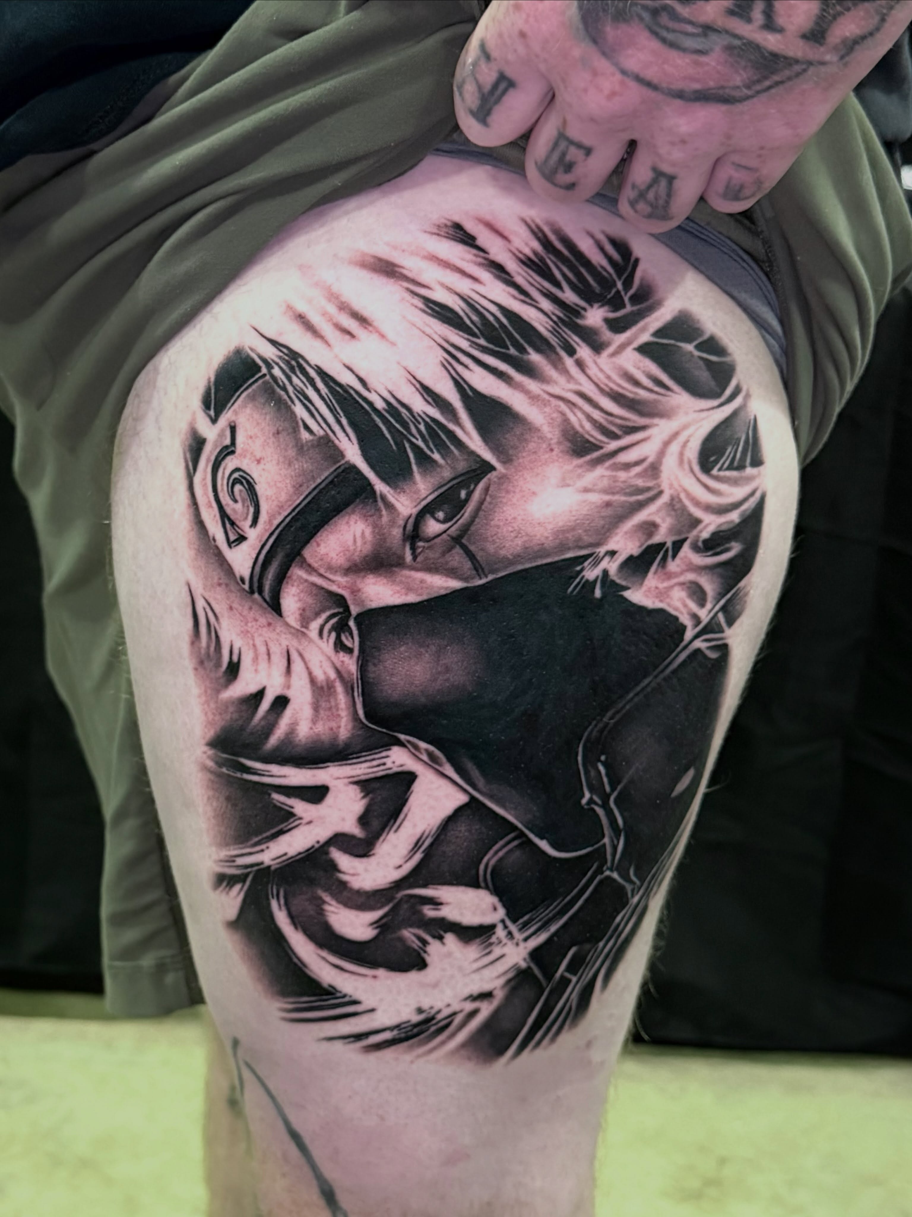 Tattoo by @bmtat2 — anime, realism