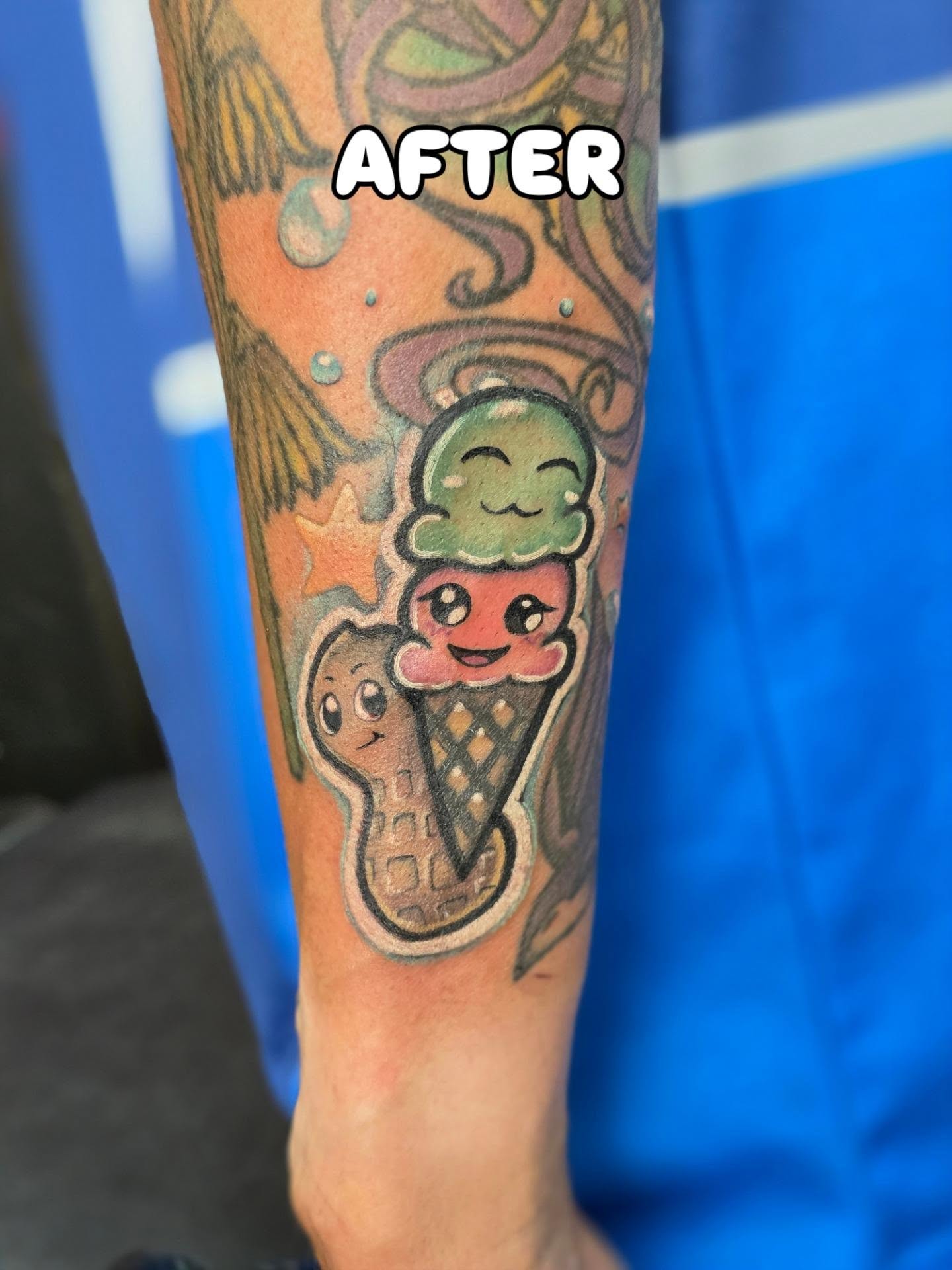 Tattoo by @lizzywiglz — new_school, illustrative