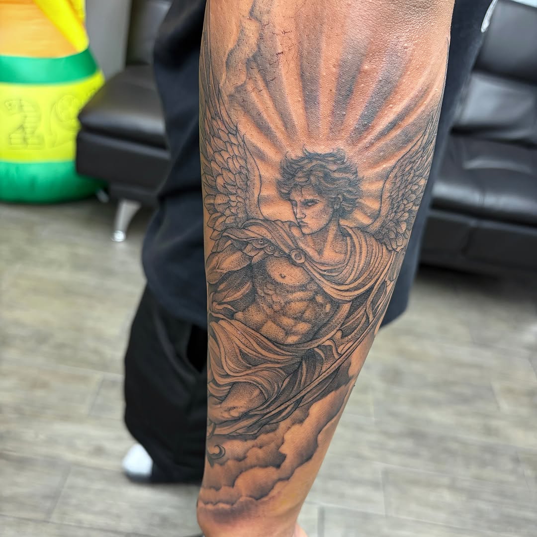 Tattoo by @tattoosbyalexander โ black_and_grey, realism
