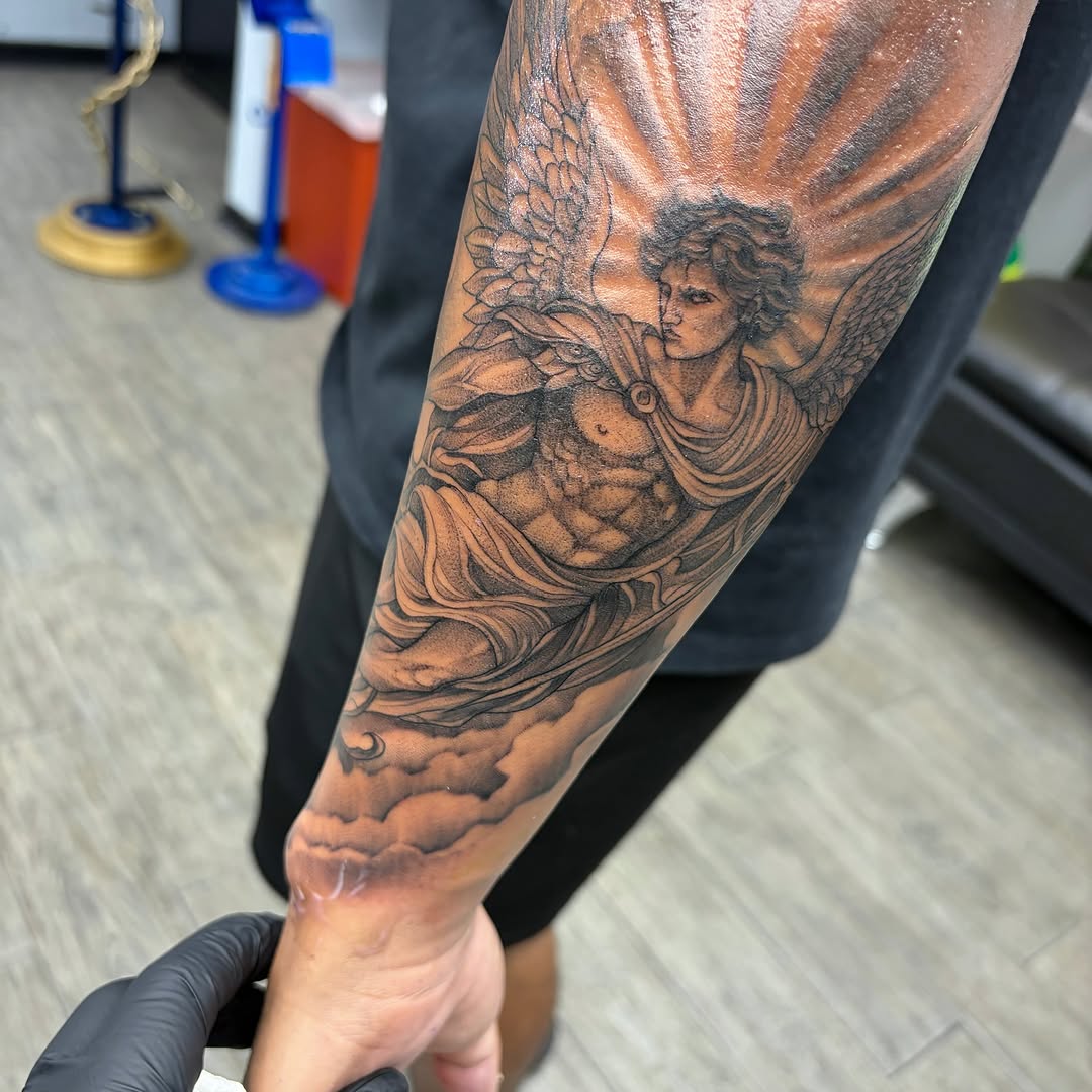 Tattoo by @tattoosbyalexander โ black_and_grey, realism