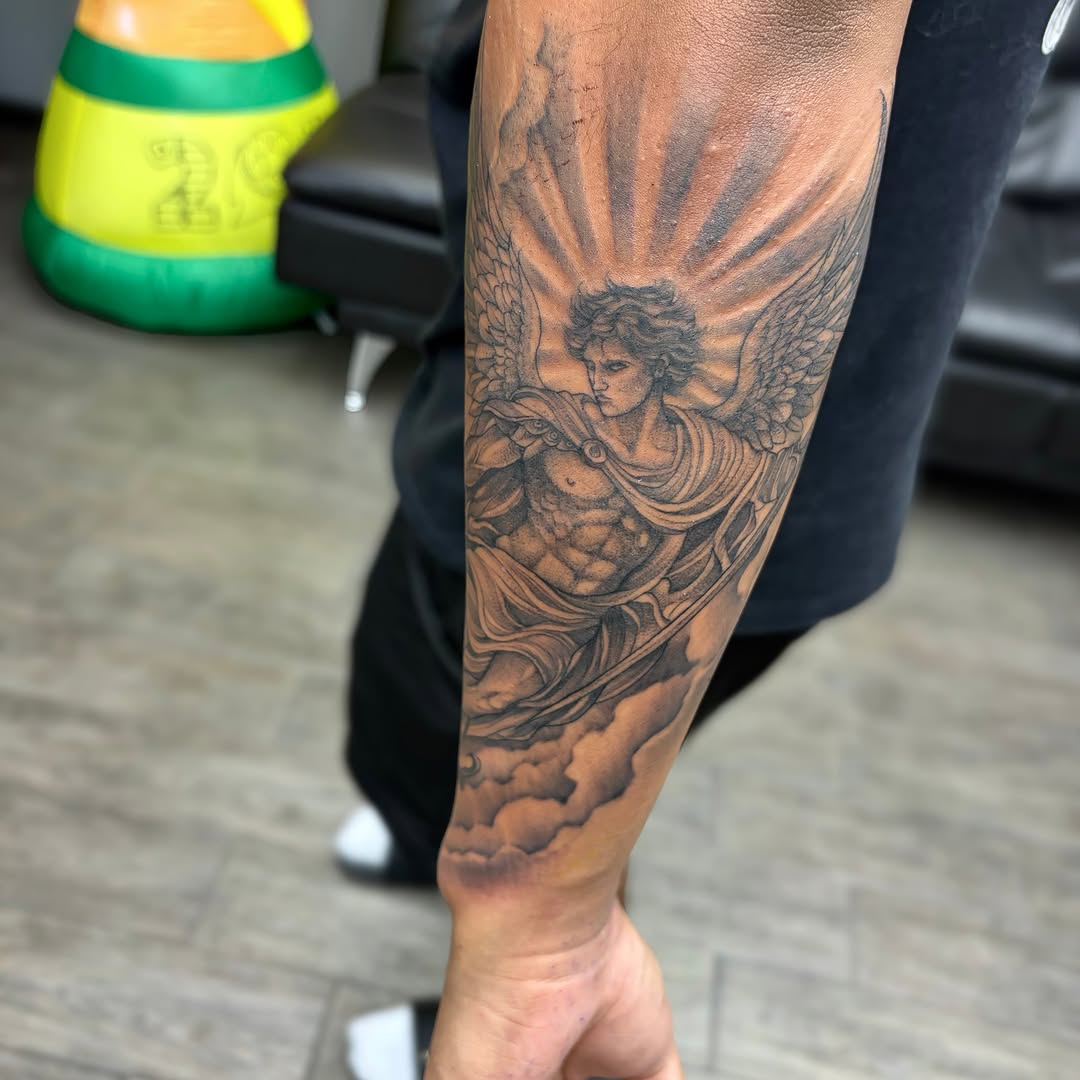 Tattoo by @tattoosbyalexander โ black_and_grey, realism