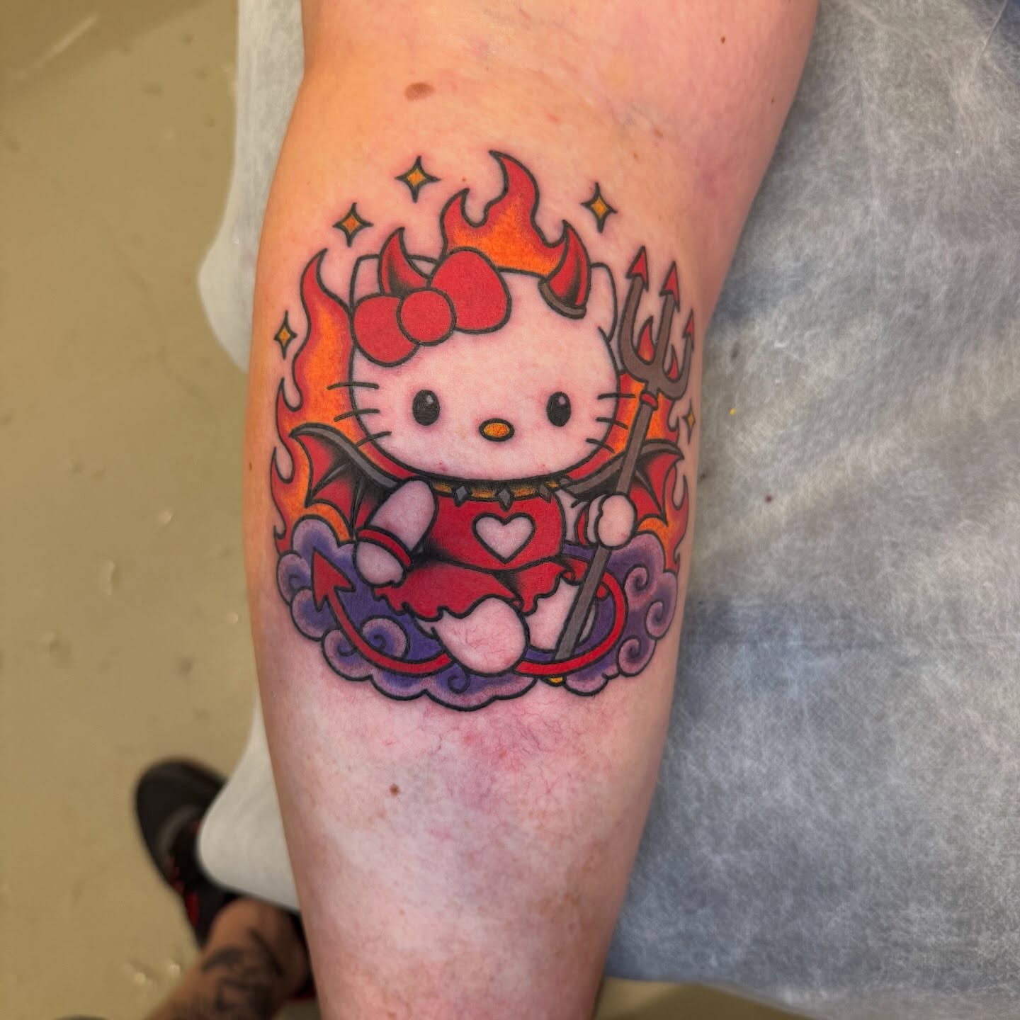 Tattoo by @maxhilltattoos — new_school, illustrative