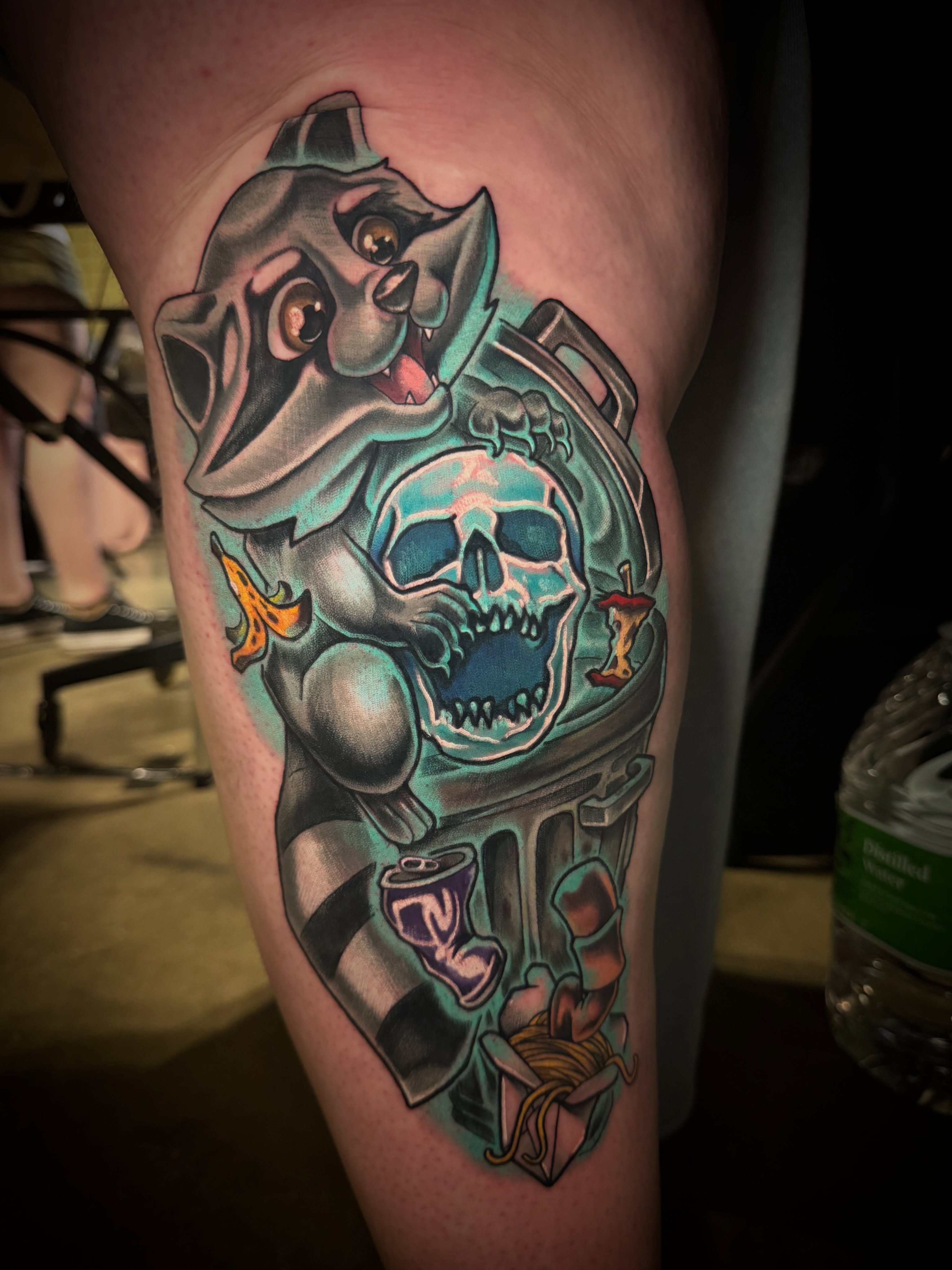 Tattoo by @tylerjewetttattoos — american_traditional, dark_realism