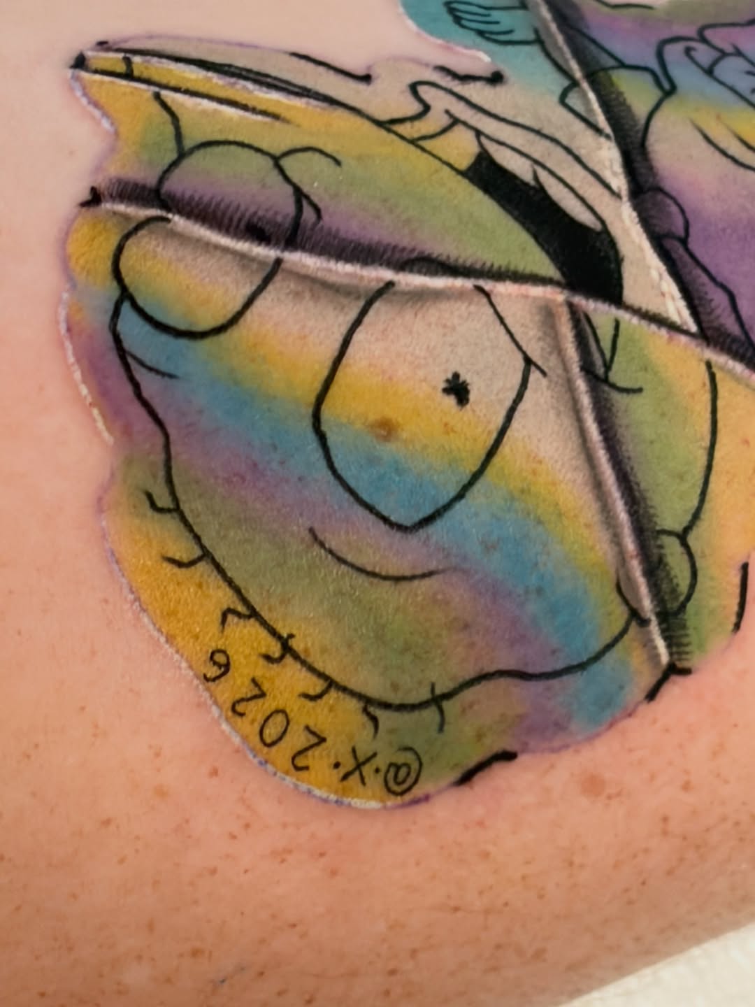 Tattoo by @exzavior__ โ new_school, anime