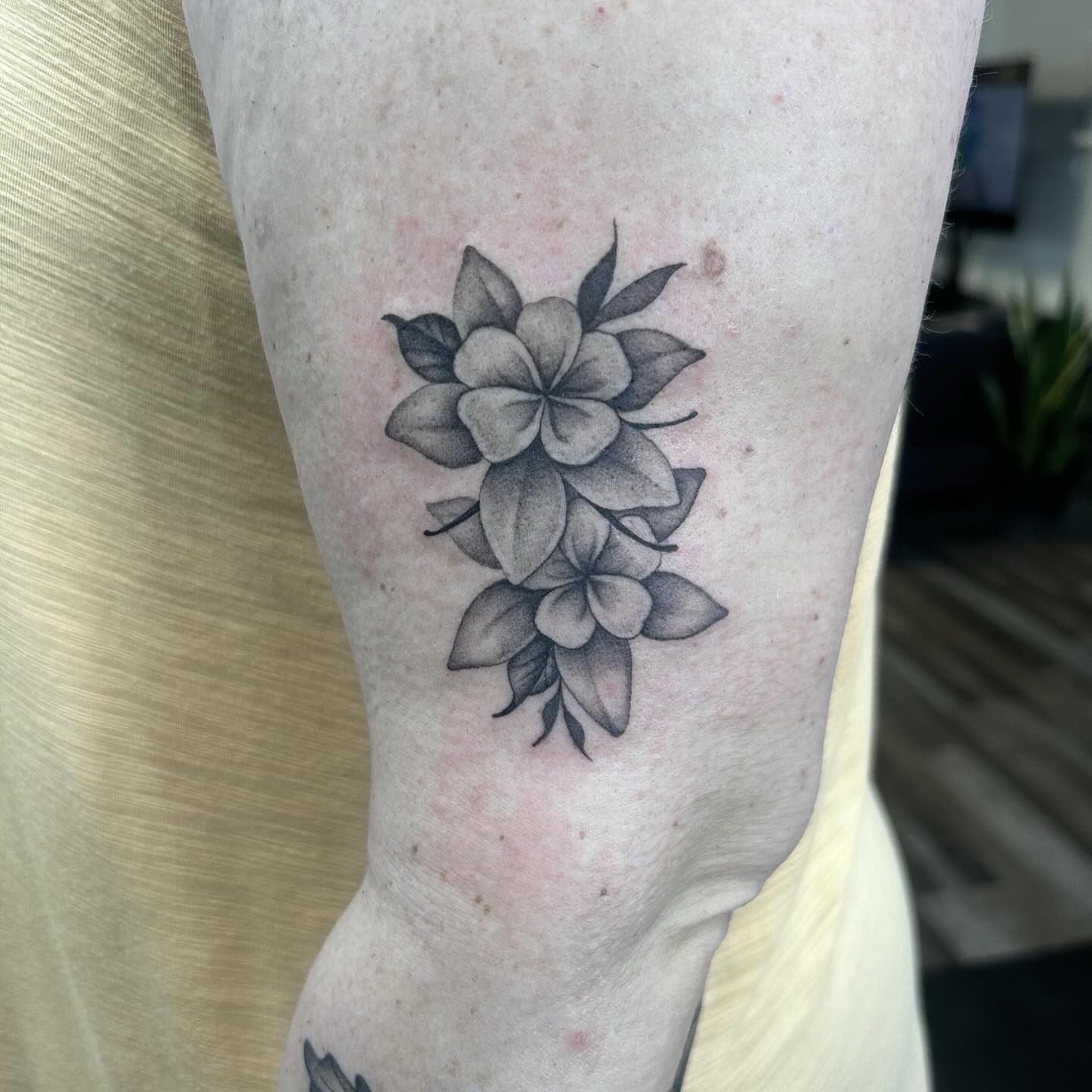 Tattoo by @ladh_tattoos — black_and_grey