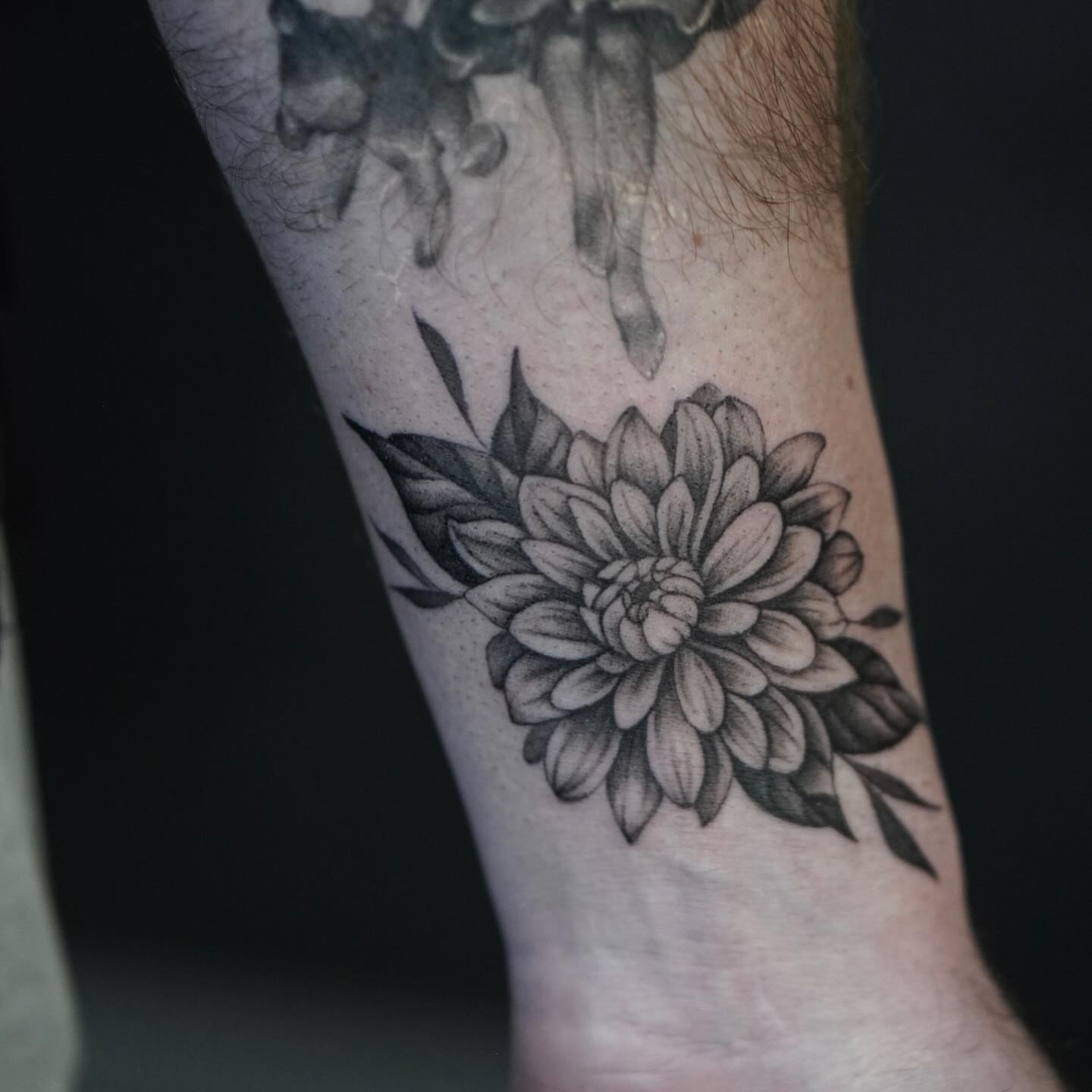 Tattoo by @ladh_tattoos — black_and_grey