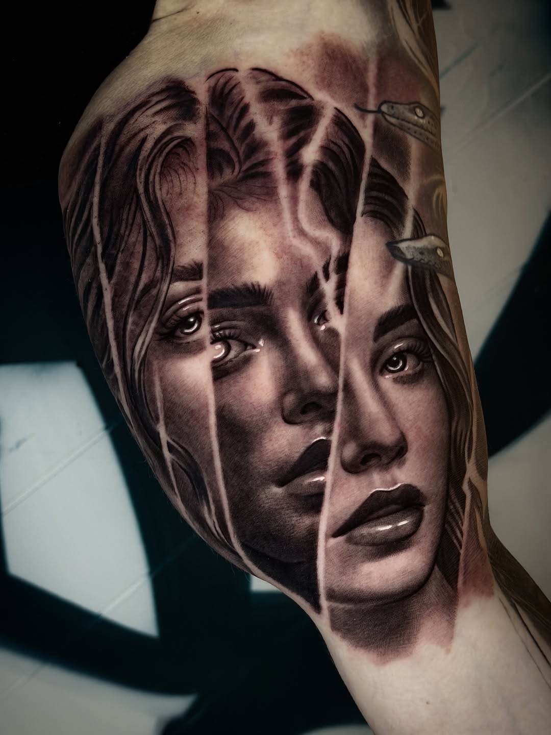 Tattoo by @tattsbyspike — realism, black_and_grey