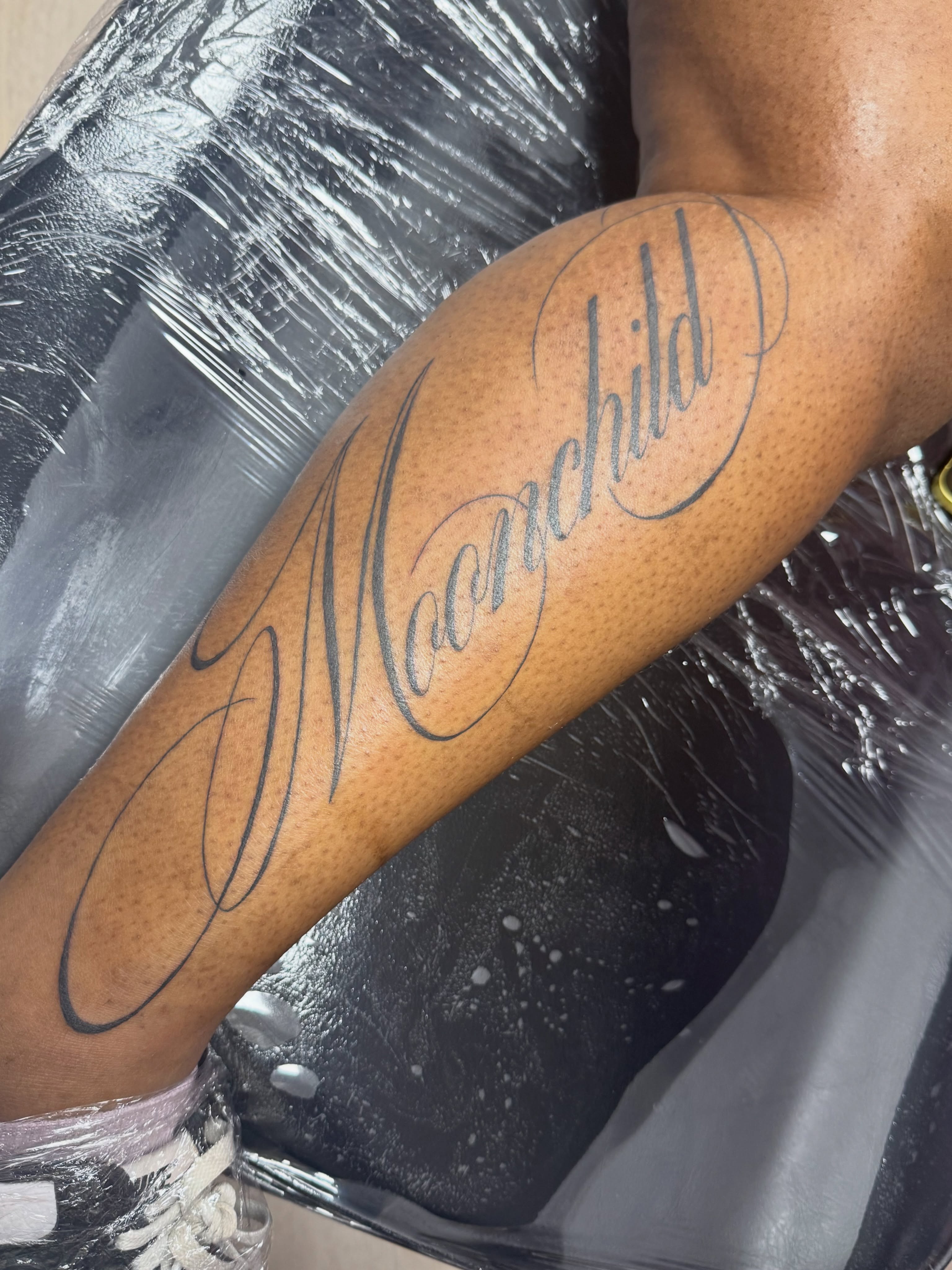 Tattoo by @babytattzz — lettering_script