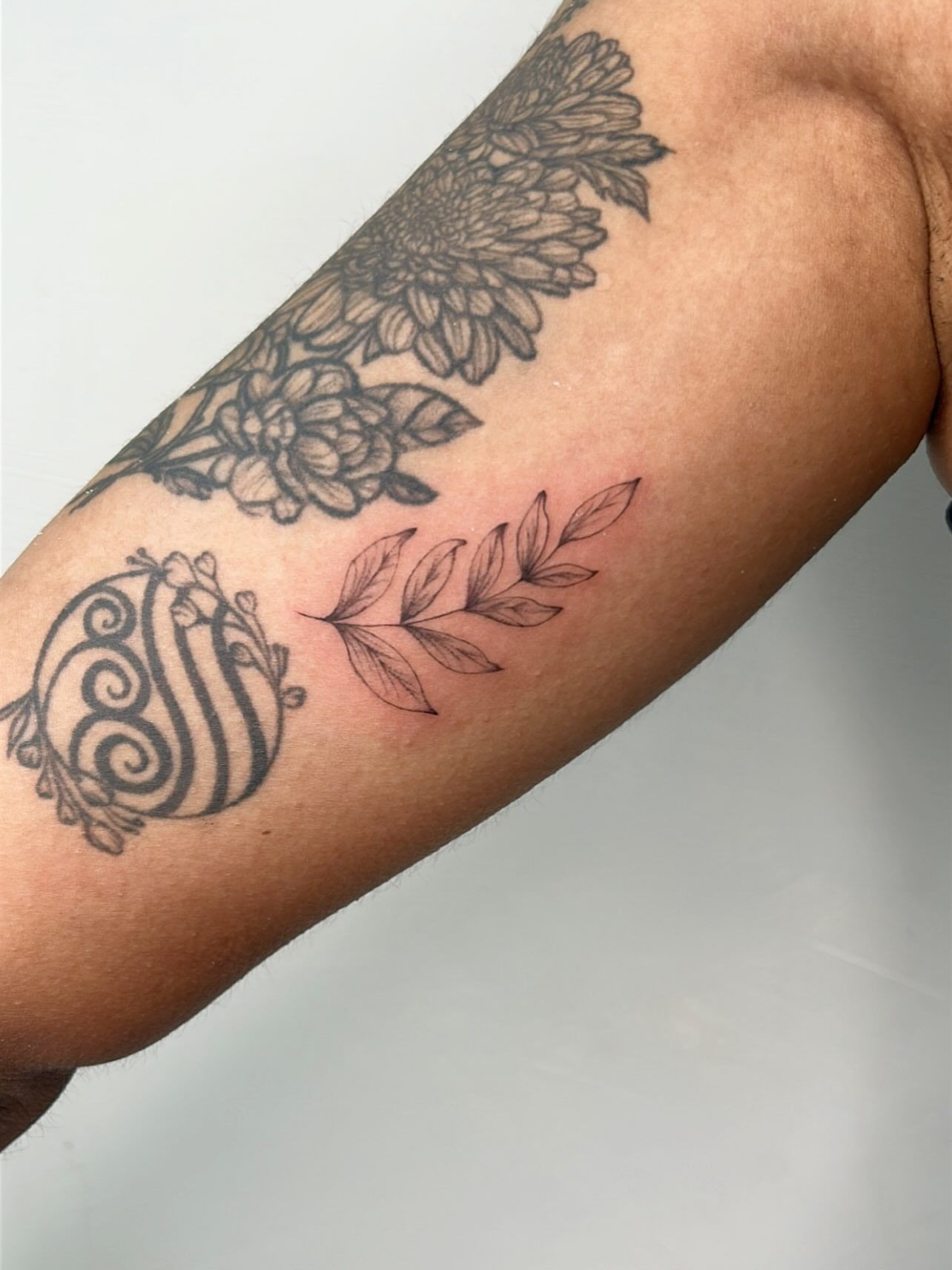 Tattoo by @tsuinami.tattoos — black_and_grey