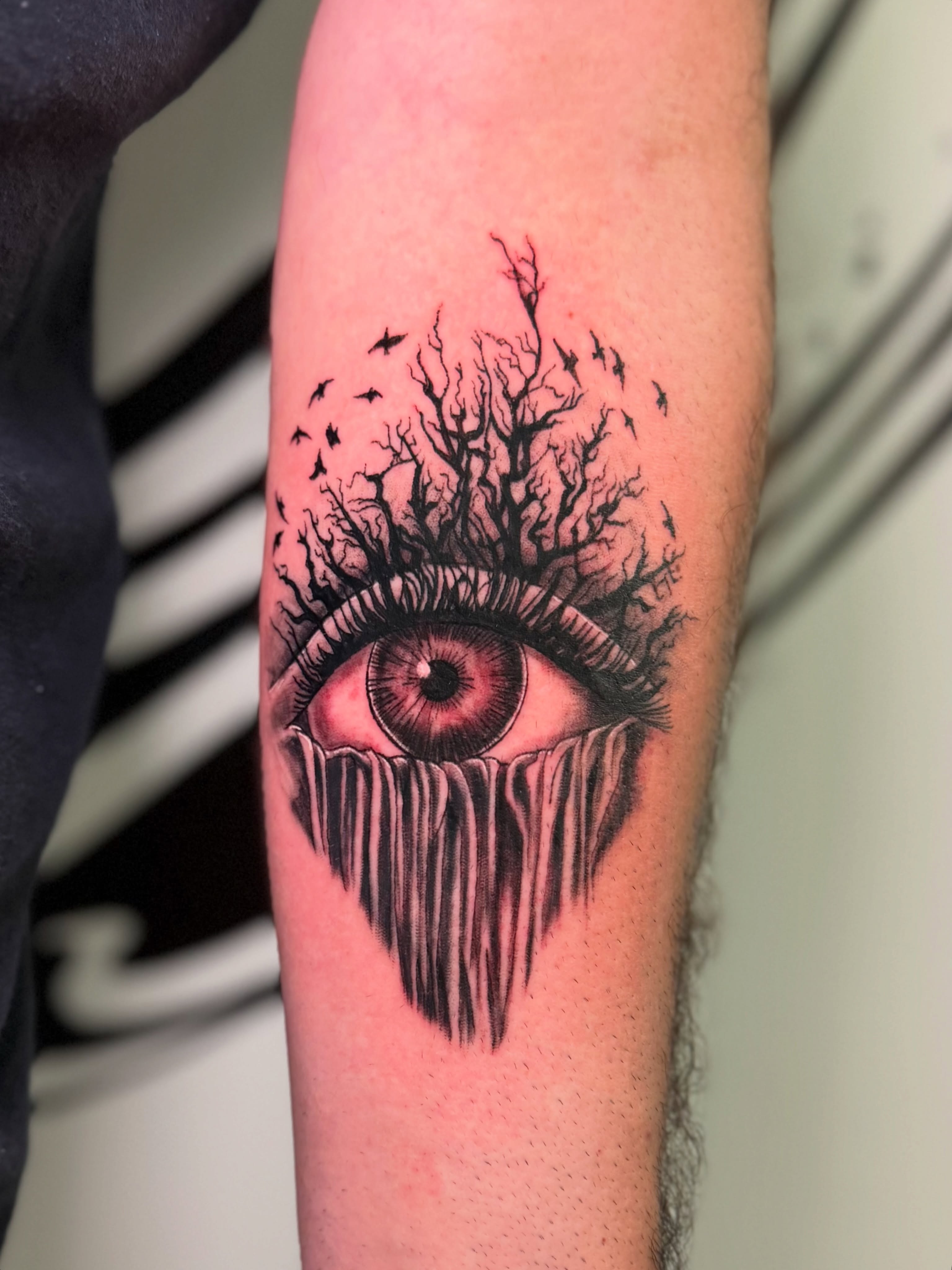 Tattoo by @taylormadeinkco — dark_realism