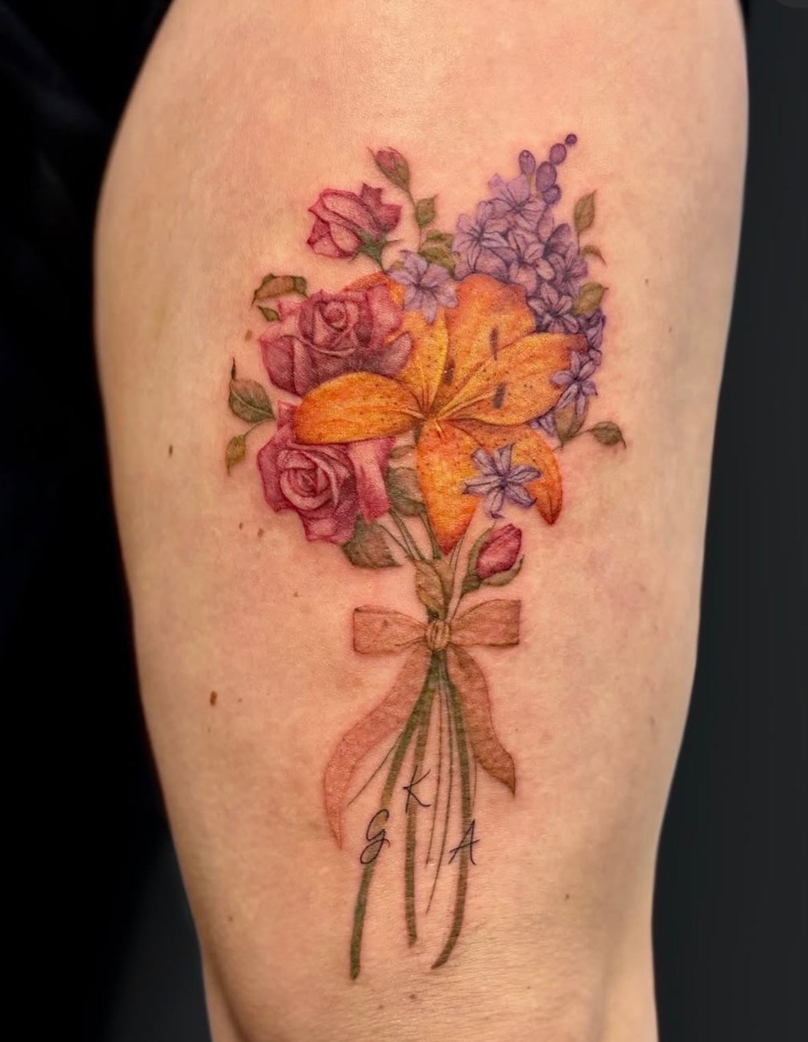 Tattoo by @mckinley.tattoos — watercolor