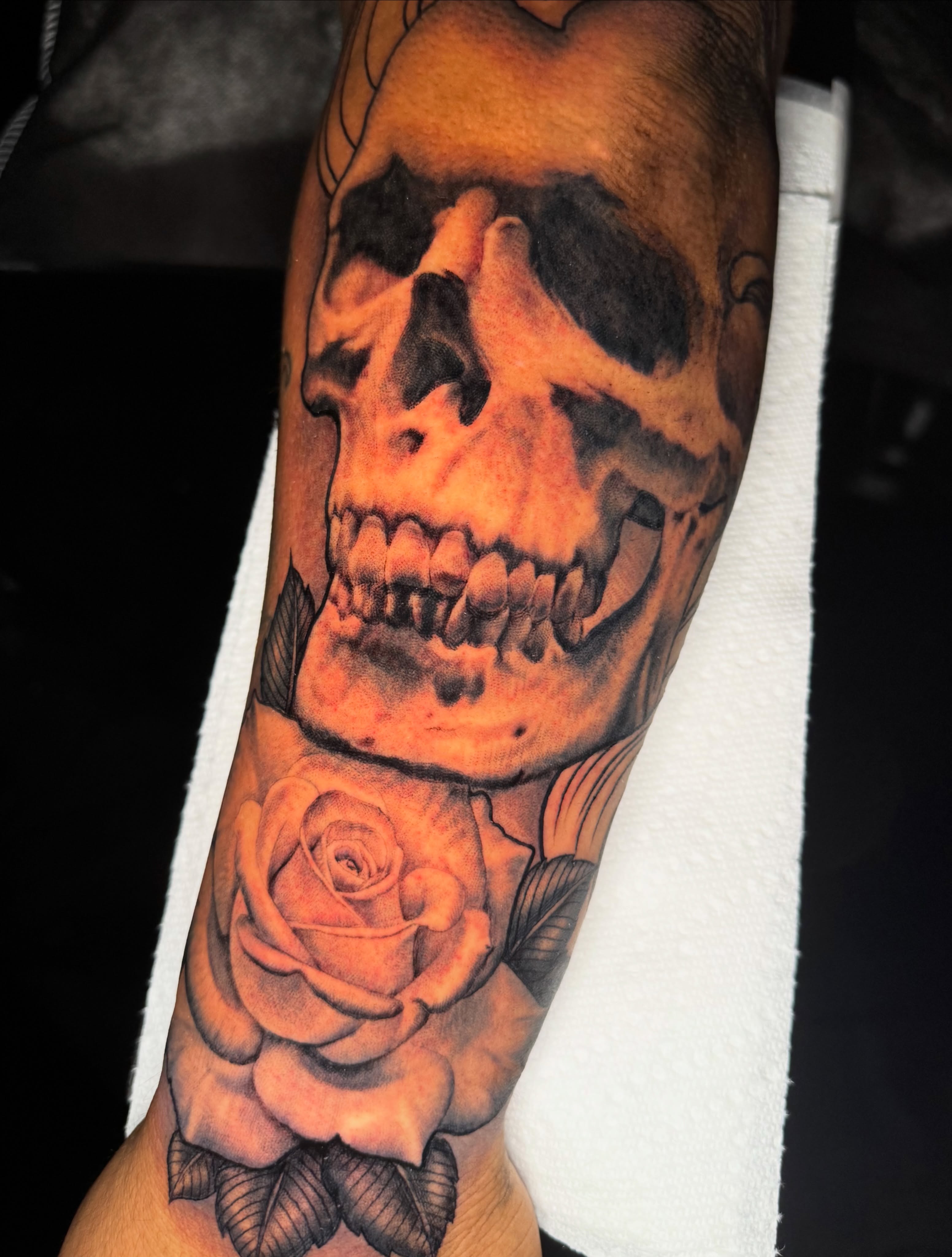 Tattoo by @aintnothinbutagthang817 — realism, black_and_grey