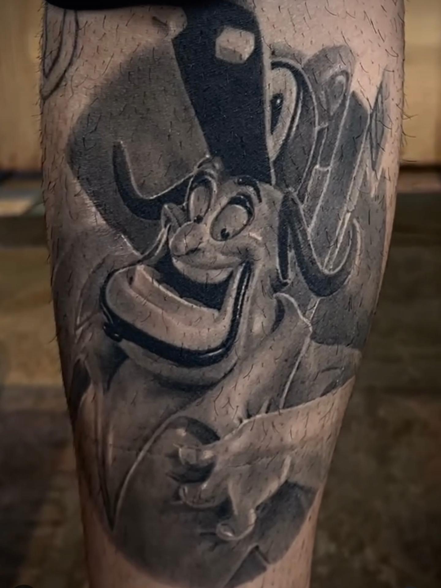 Tattoo by @owenpaulls — black_and_grey
