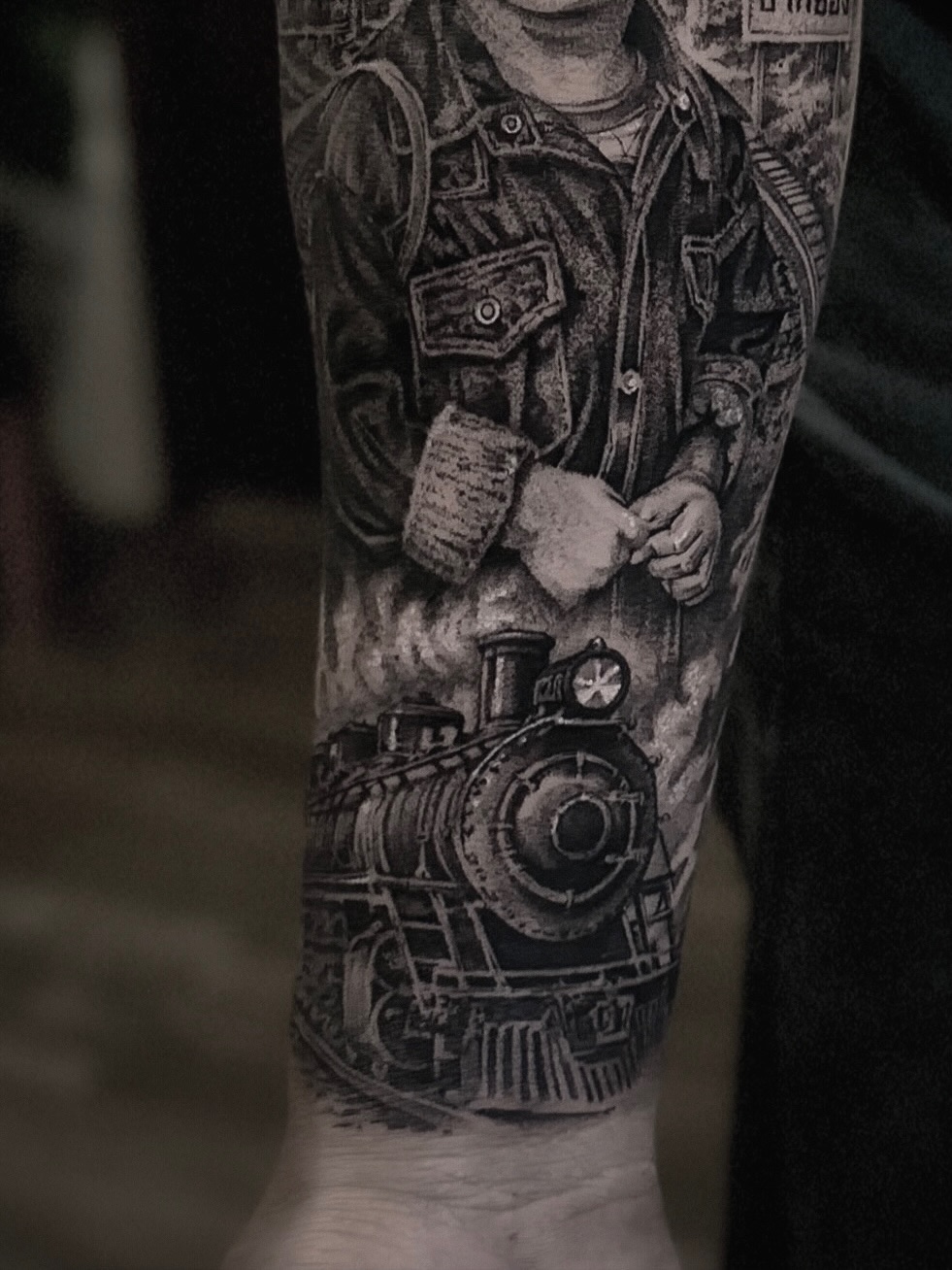 Tattoo by @noir_ink.tattookorat — realism, black_and_grey