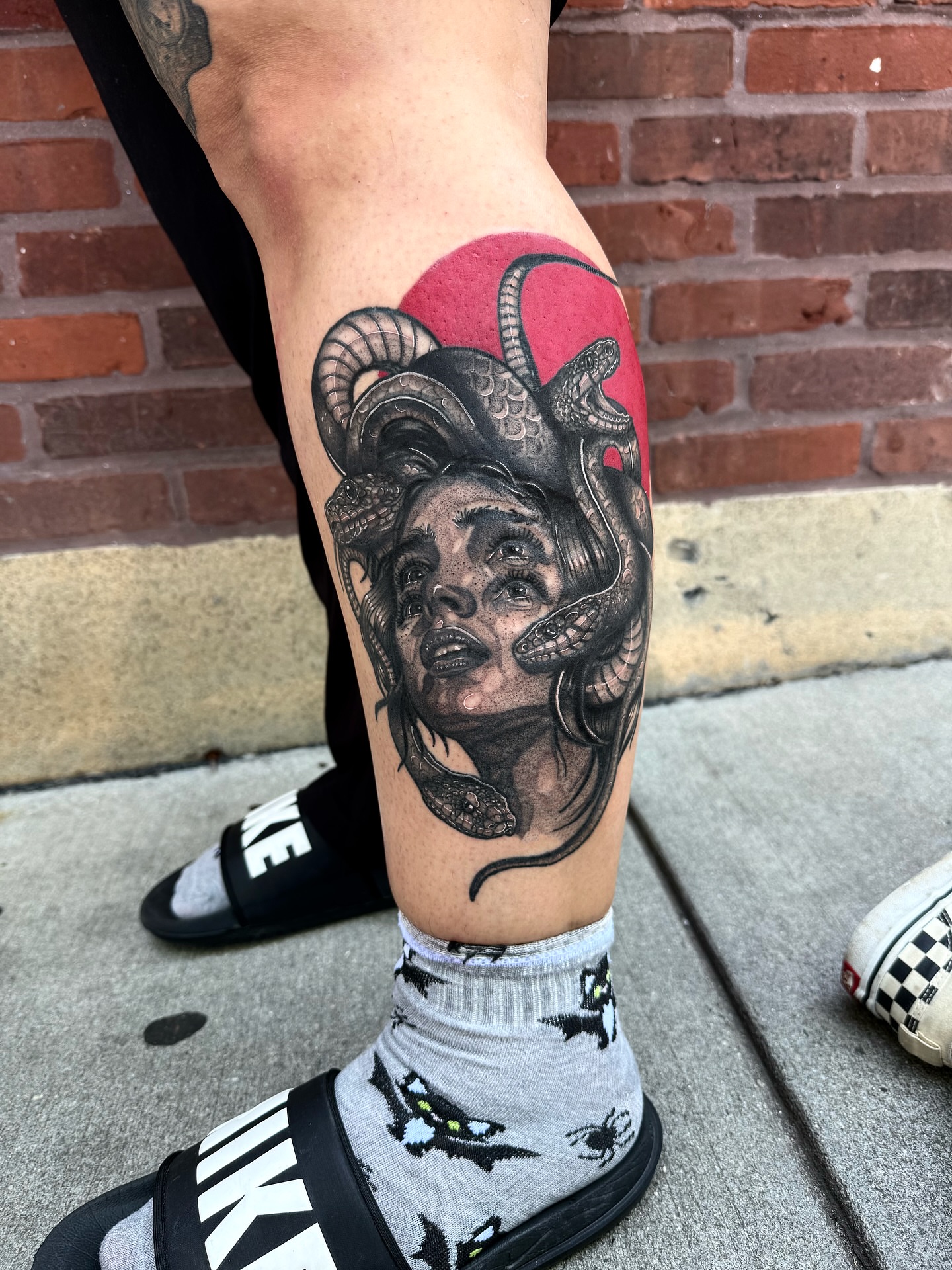 Tattoo by @db_atlas — black_and_grey, realism