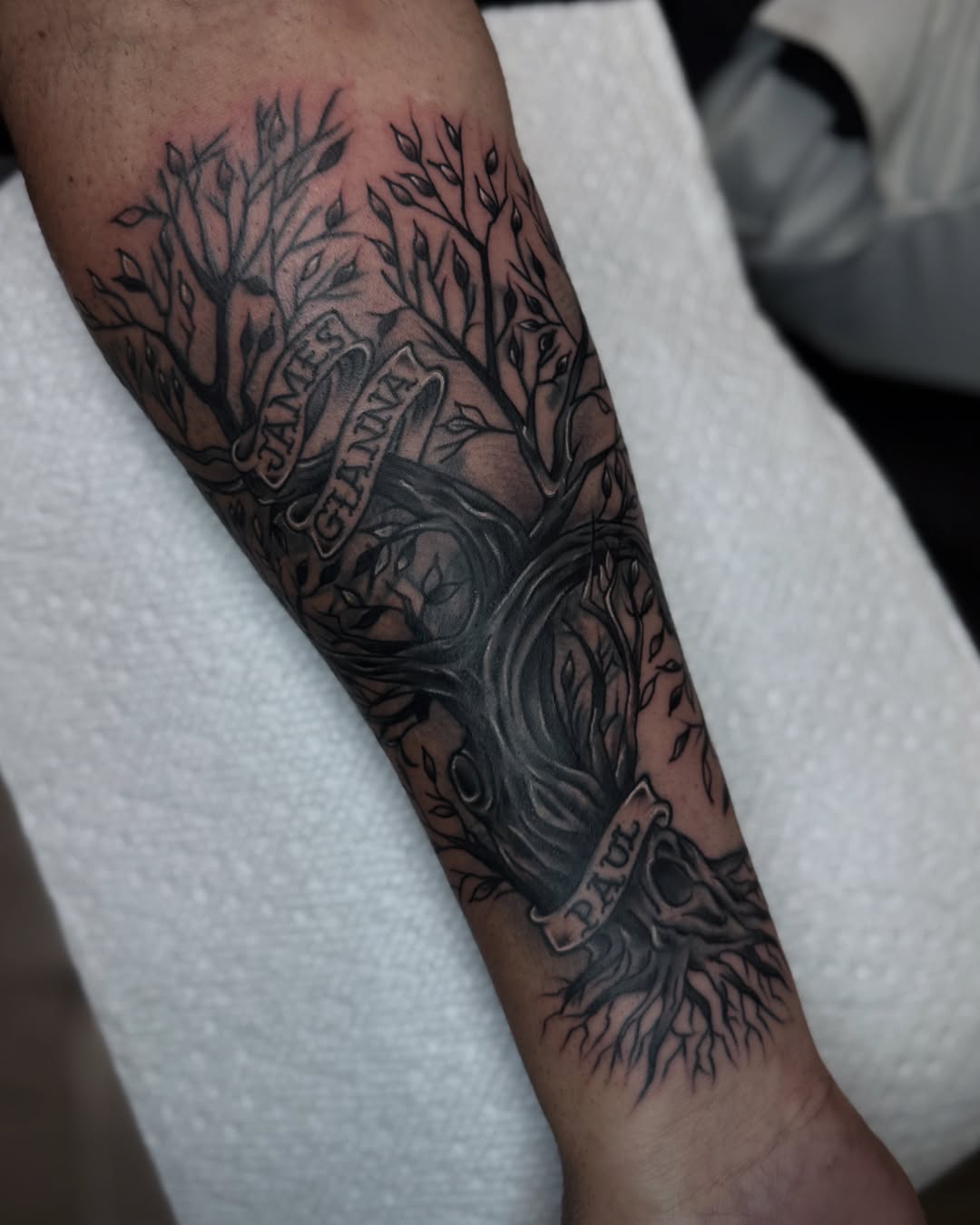 Tattoo by @preston.tattoos β black_and_grey