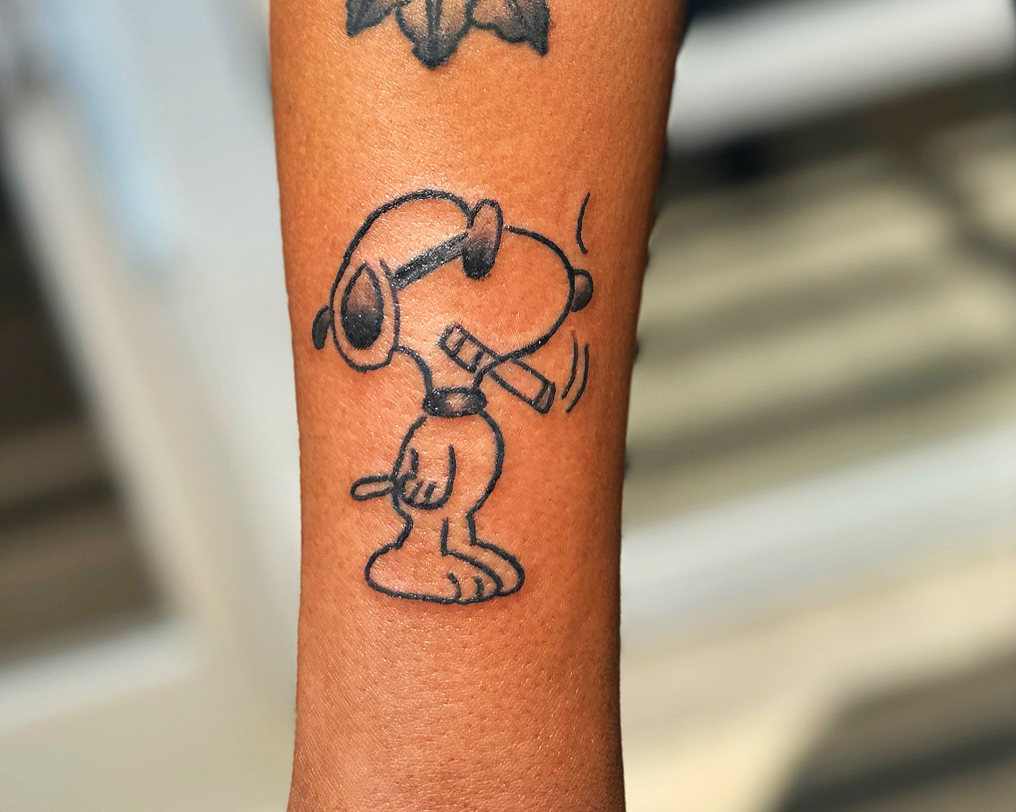 Tattoo by @whosmadelineseeley — black_and_grey