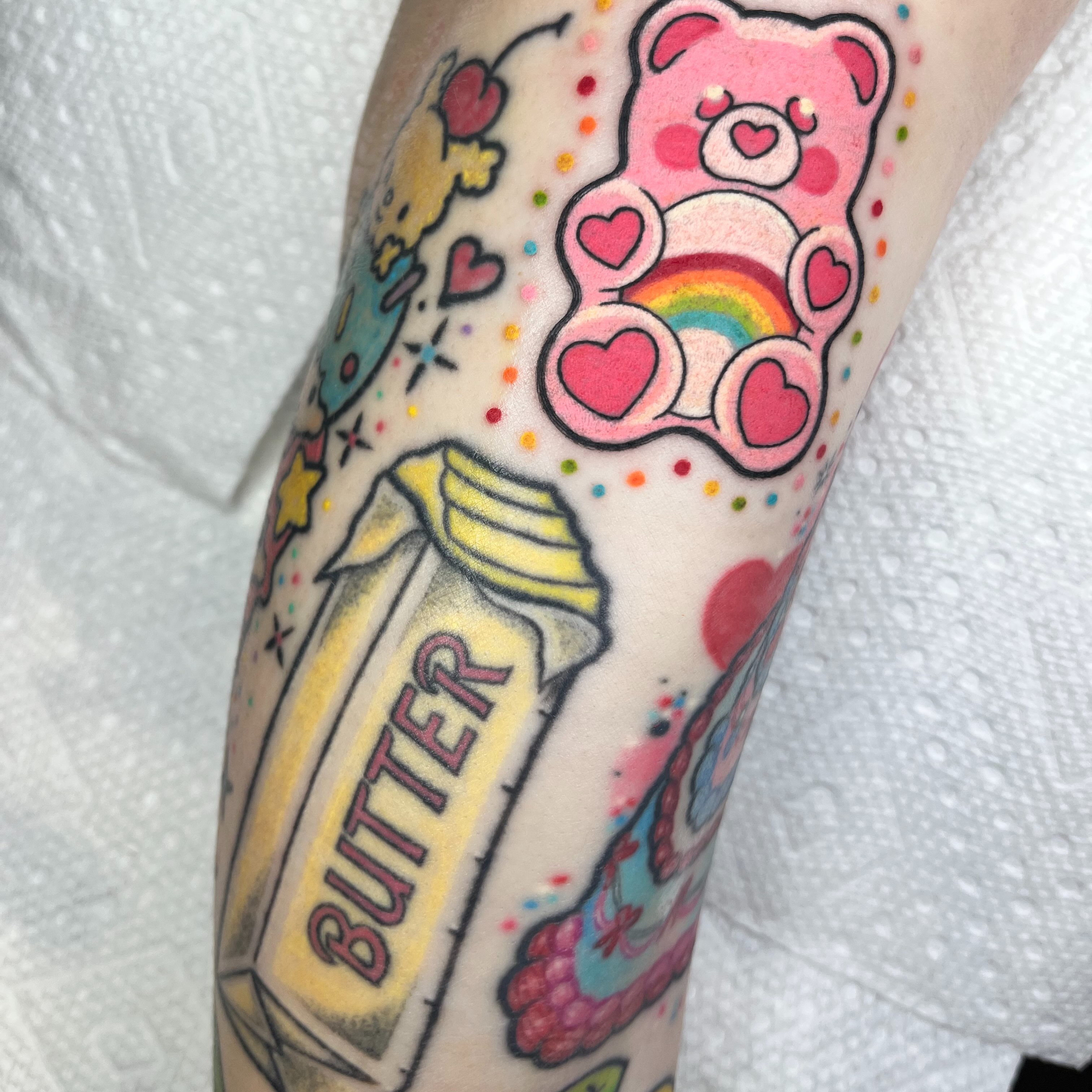 Tattoo by @stabbybrooks — new_school, dotwork