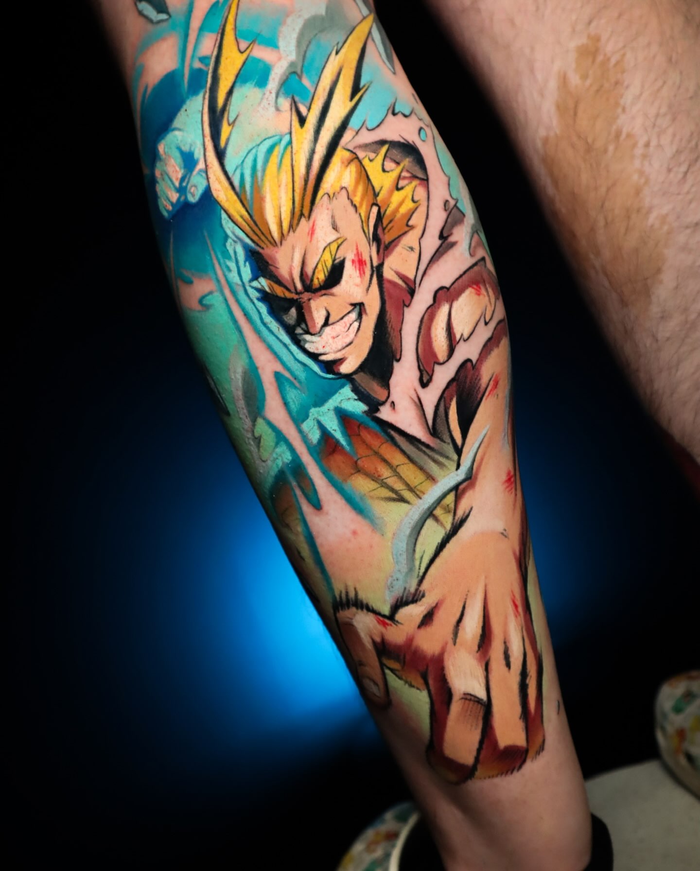 Tattoo by @jesusblones — anime