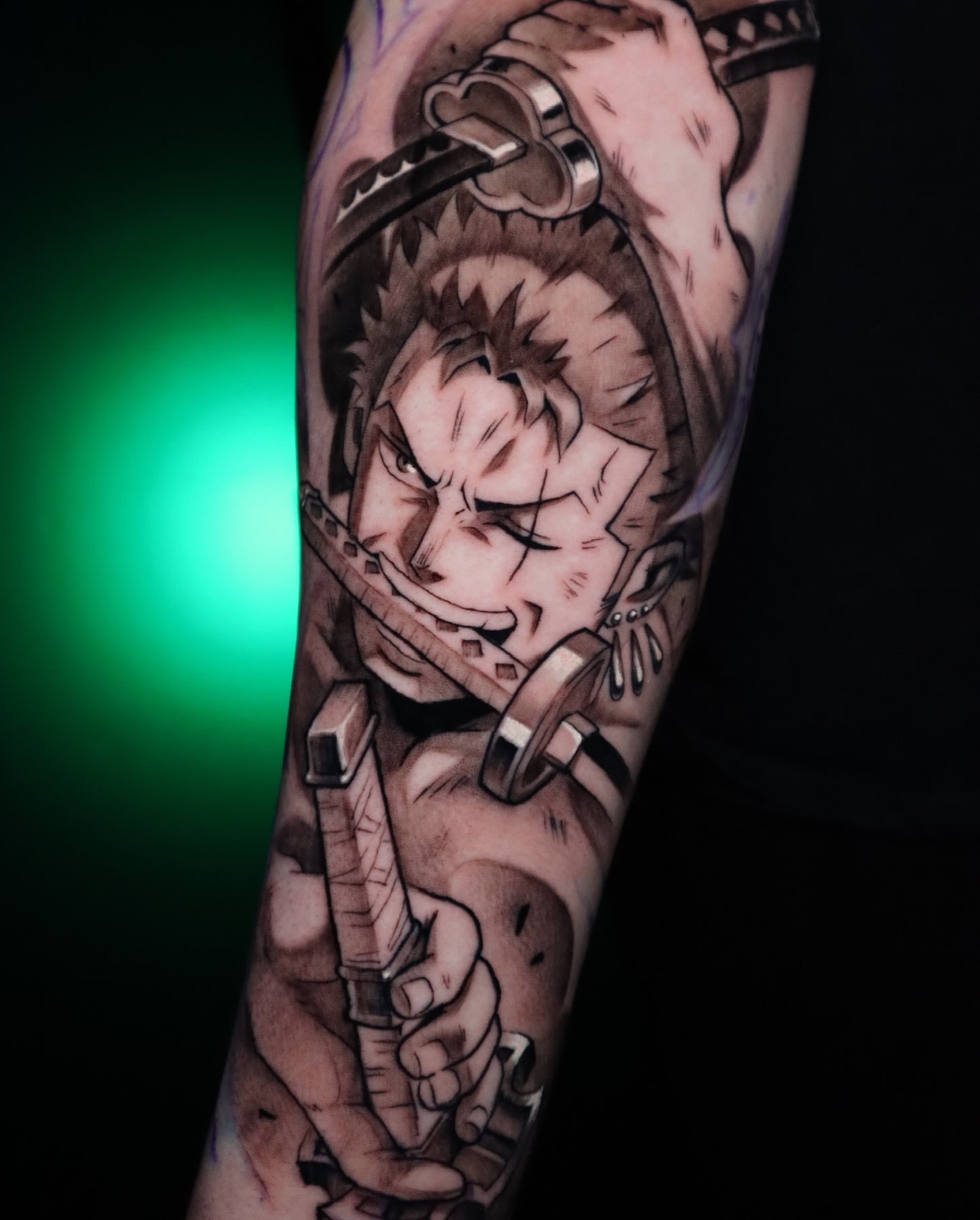 Tattoo by @jesusblones — realism, anime