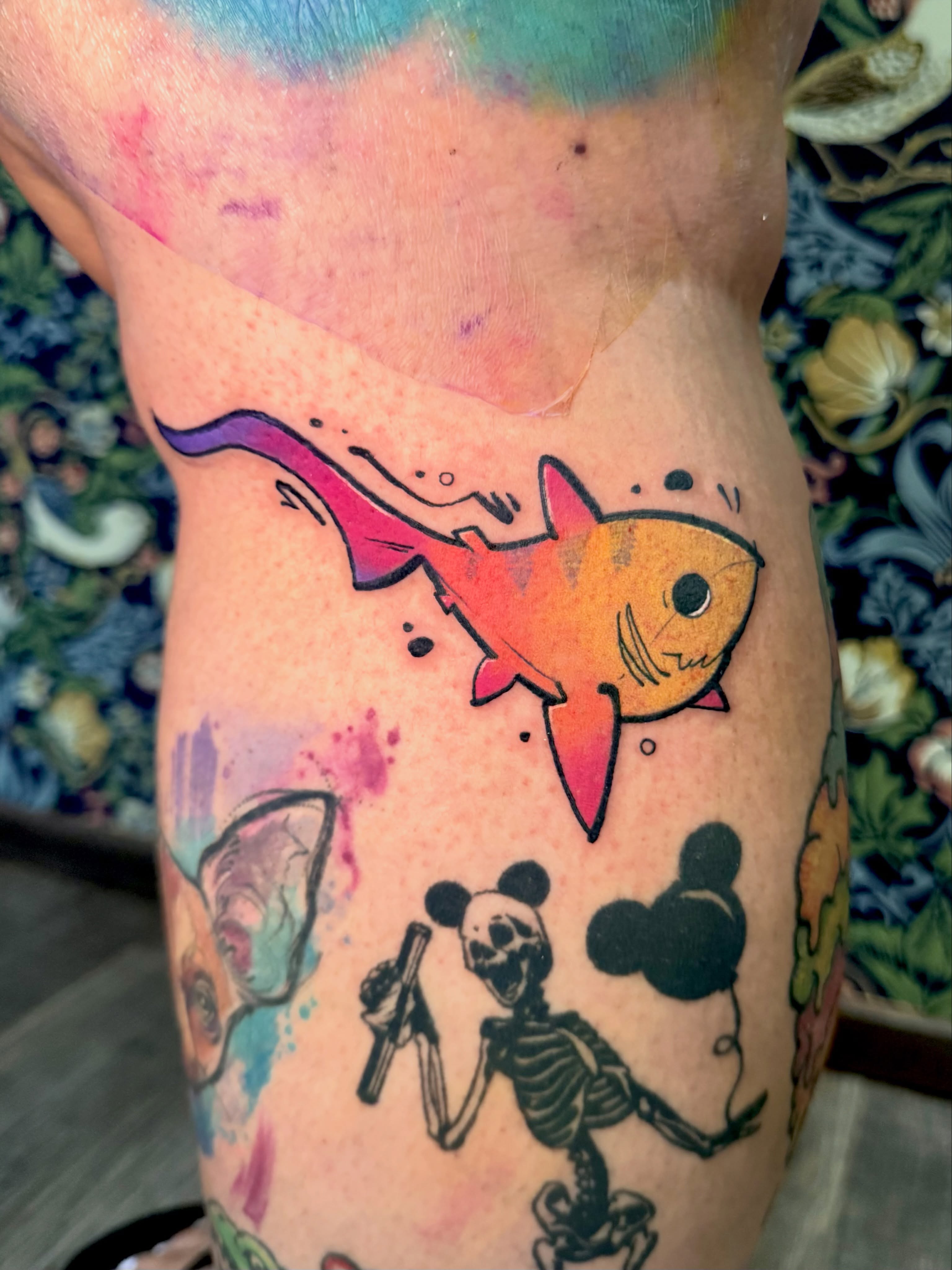 Tattoo by @topaciotattoos — new_school, watercolor