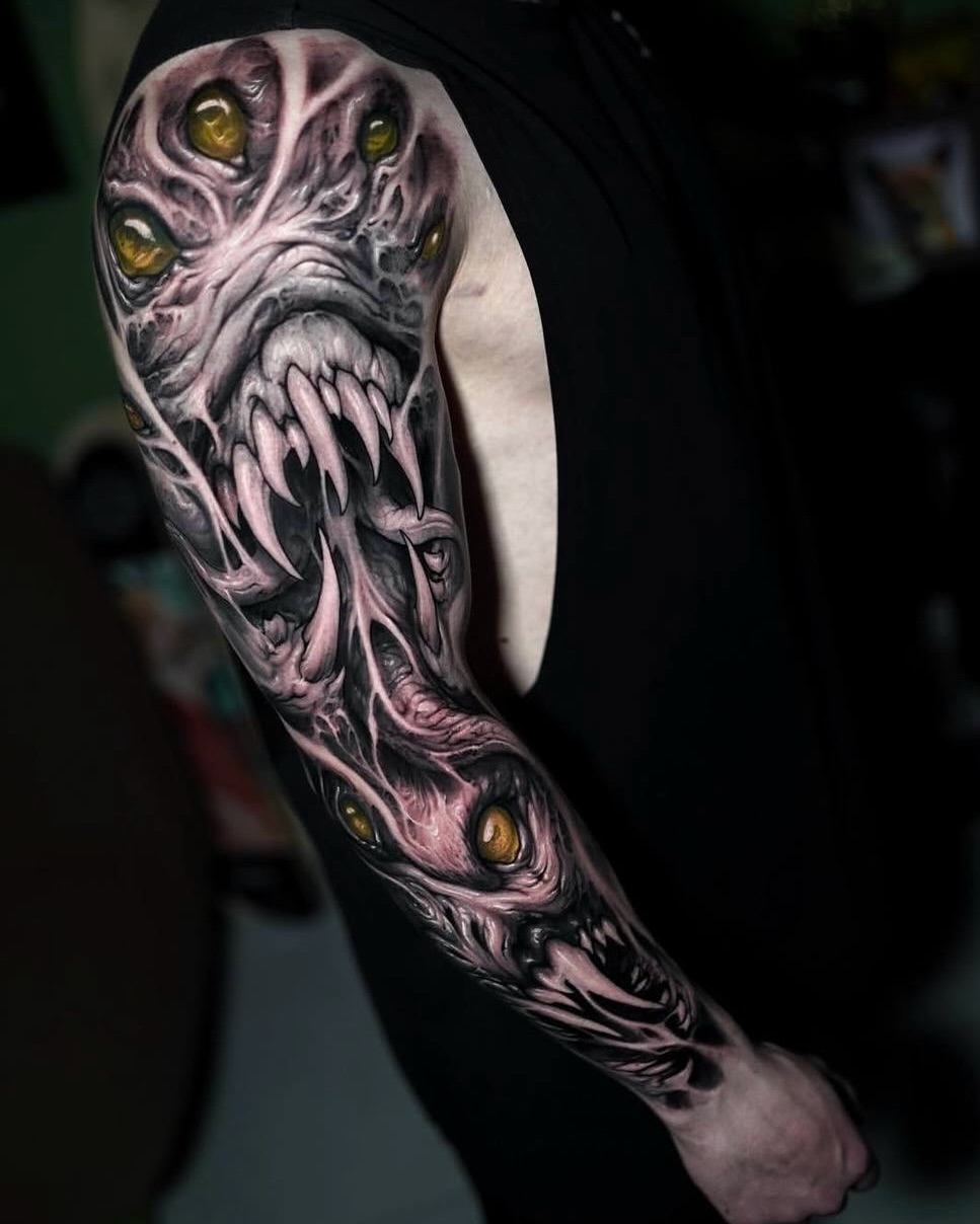 Tattoo by @roman_hide — realism, dark_realism