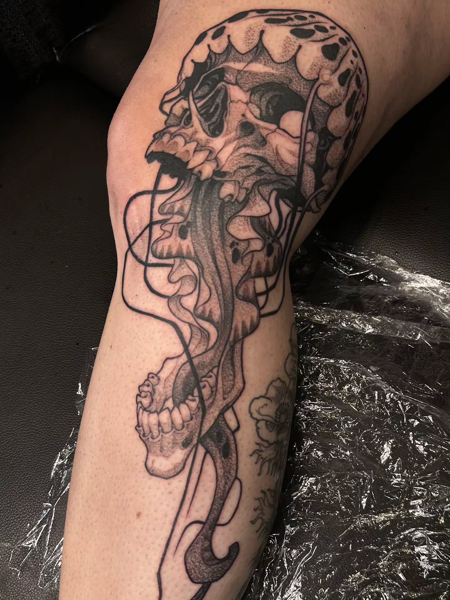 Tattoo by @justinbyrdart — black_and_grey, realism