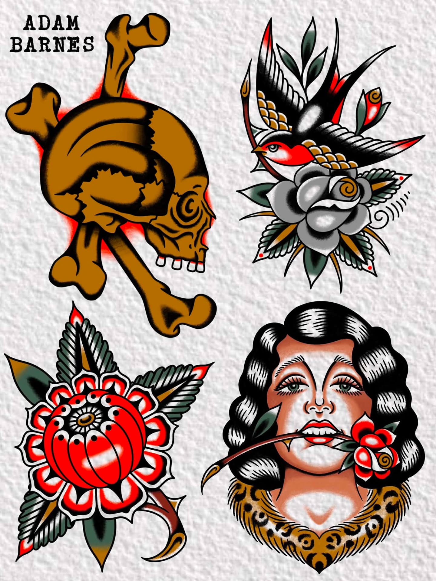 Tattoo by @adambarnestattooer โ american_traditional