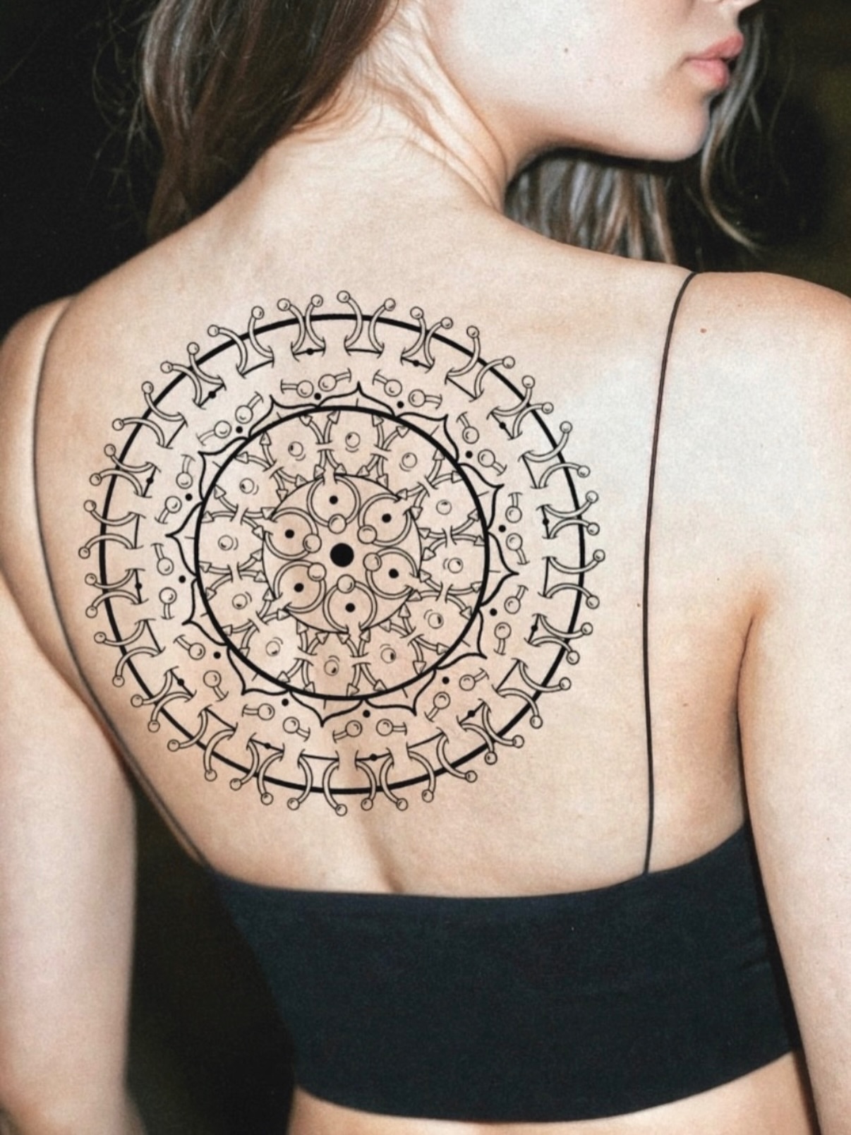 Tattoo by @alliecattatts — geometric