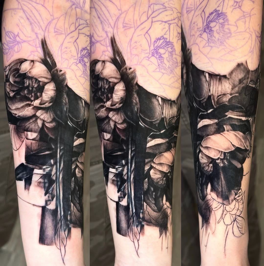 Tattoo by @tattoo_fingers β black_and_grey, realism